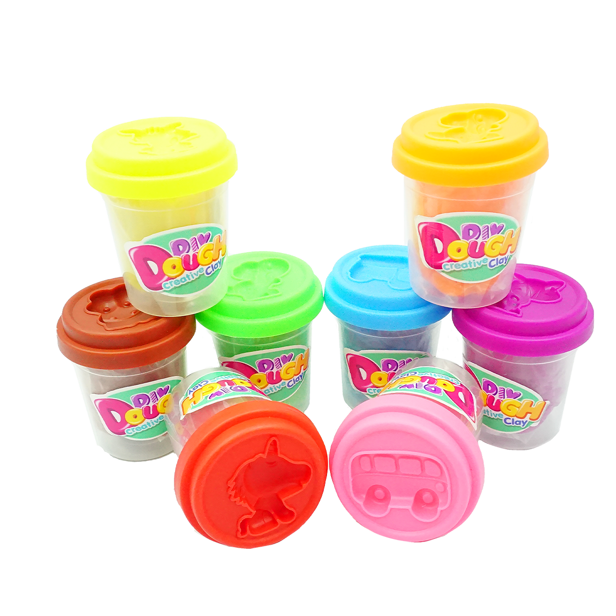 เซตแป้งโดว์DIY8in1 แป้งโดว์ของเล่นเสริมสร้างทักษะและจินตนาการ T001-CA071065B0 - 6267993410597