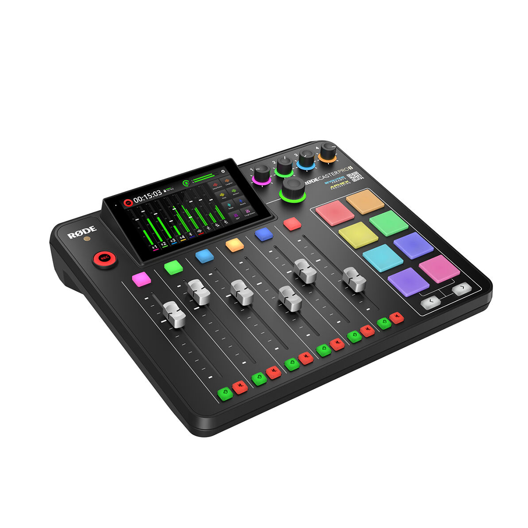 Rode RODECaster Pro II มิกเซอร์สำหรับงานพ็อดคาสท์ สตรีมมิ่ง และงานดนตรี