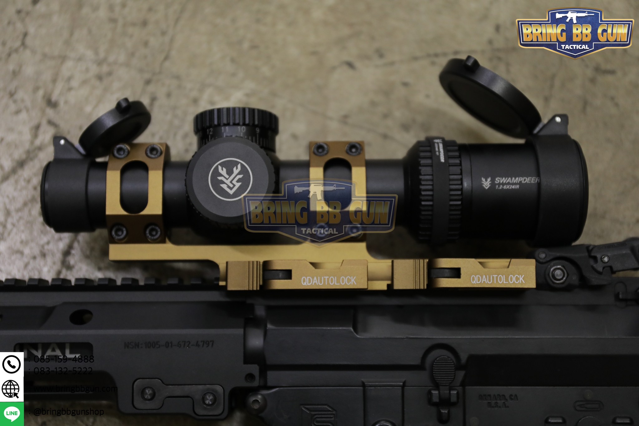 ขาจับกล้อง SPR Recon QD วง25-30mm. (ขาจับกล้อง ปลดไว) (QDautolock)