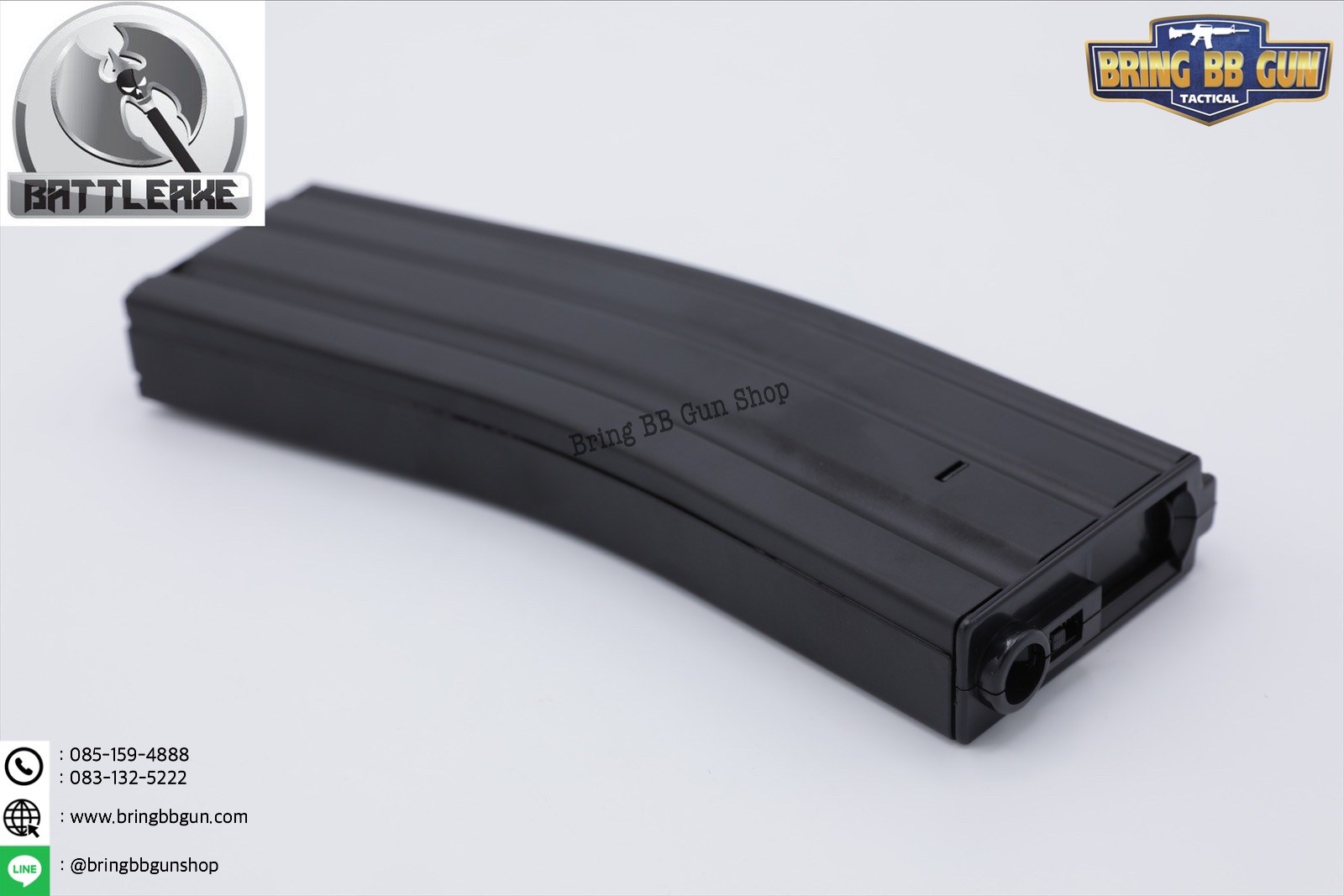 แม็กกาซีน M4 แบบปั่น ทรง เดิม(เหล็ก) รุ่น 500 นัด(รุ่นยาว) (M4 Hi-cap magazine)