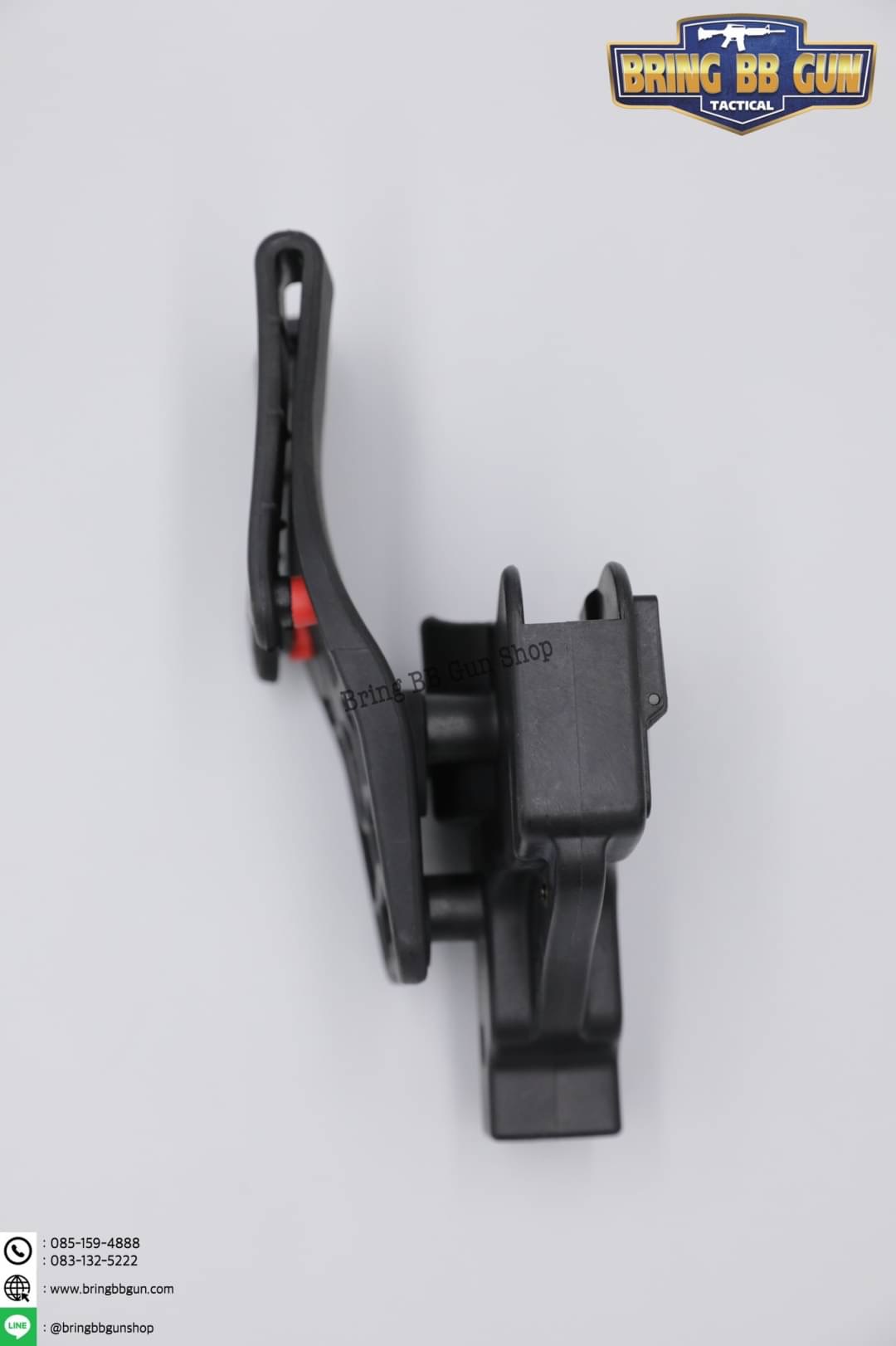 ซองปืนพกนอก + เพลทลดต่ำ ยี่ห้อ Black Hawk