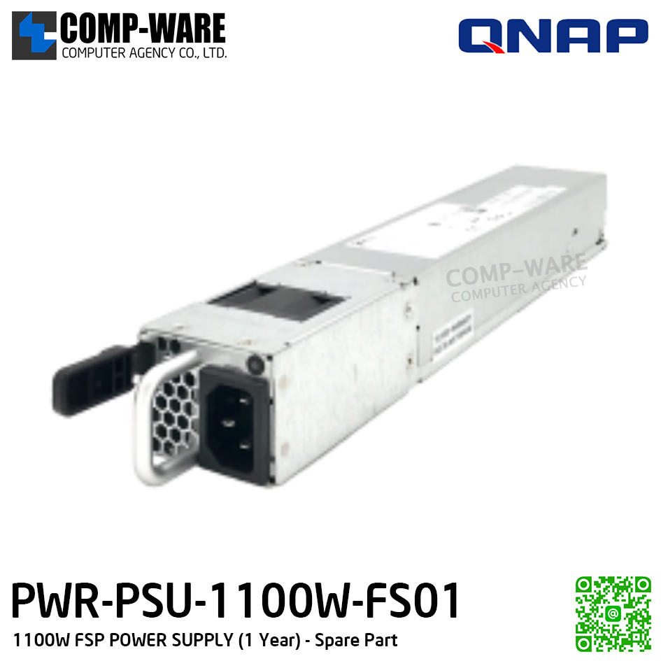 QNAP PWR-PSU-1100W-FS01 1100W FSP POWER SUPPLY (1 Year) - Spare Part