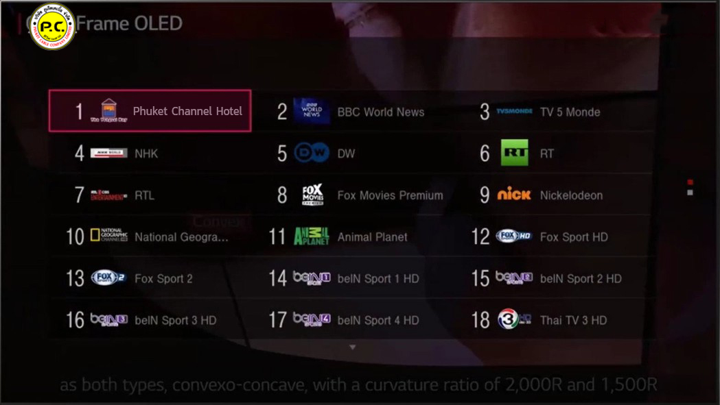 ระบบ IPTV สำหรับโรงแรม ภูเก็ต เคเบิ้ลทีวี