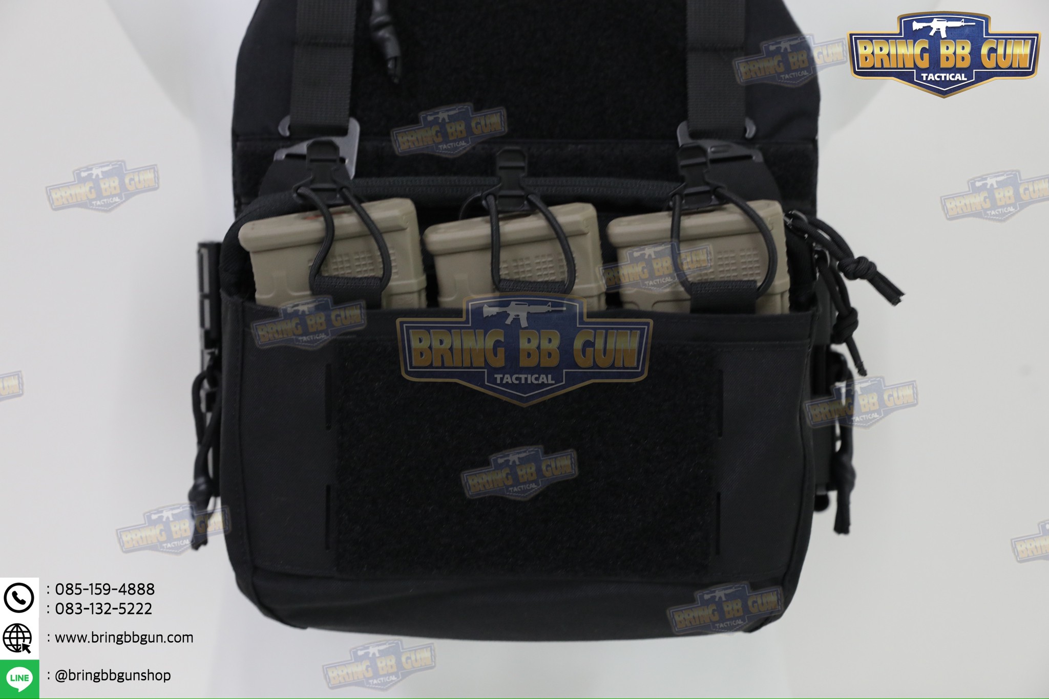 เสื้อเวส FCSK 2.5 (เสื้อเวส FCSK 2.0 + เพ้าแม็กกาซีน DOPE (5.56 แบบ3ช่อง)) (FCSK 2.5 Plate Carrier) (FCSK 2.0 + KTAR Front Flap)