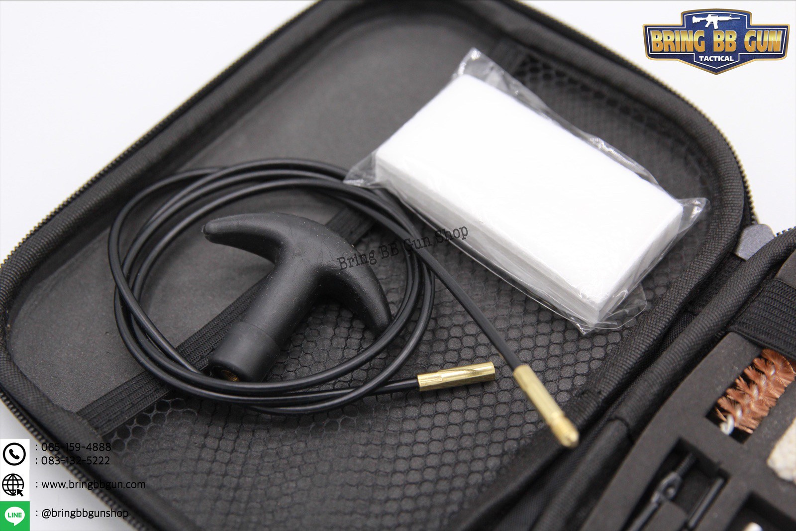 ชุดอุปกรณ์ล้างทำความสะอาดปืน (กระเป๋าดำ)