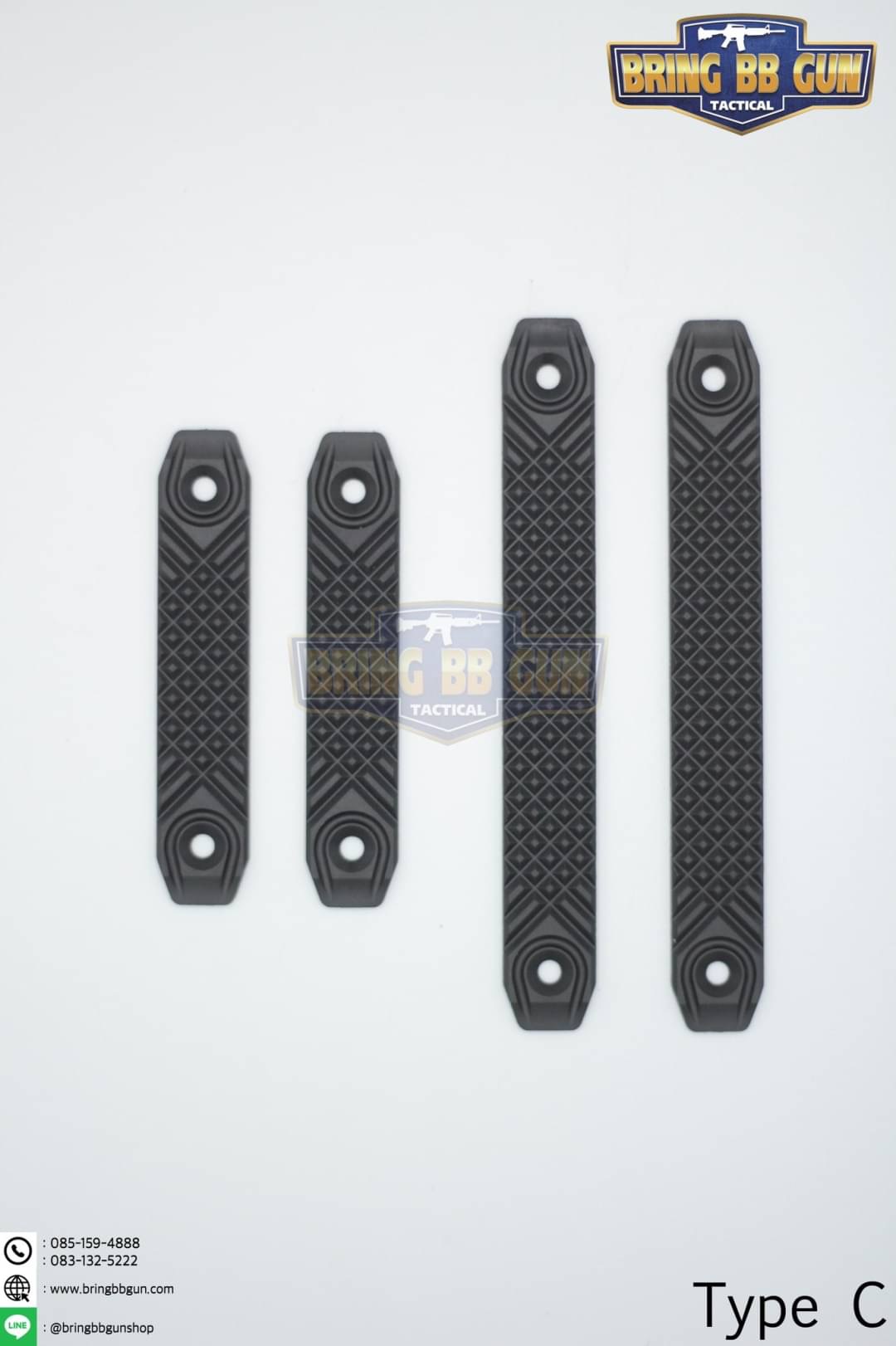 M-Lok Cover แบบพลาสติก (ใช้ได้กับชุดหน้าระบบราง M-Lok เท่านั้น)