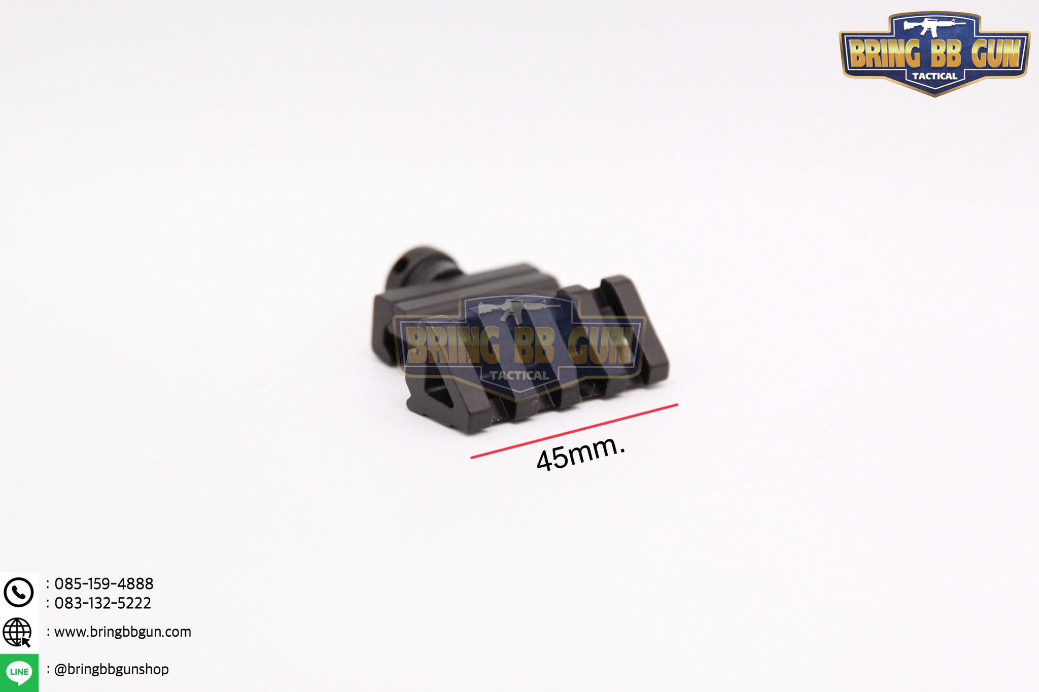 รางเฉียง ระบบราง Picatinny (รางรถไฟ) (รางเฉียง 45 องศา) (Offset Light/Optic Mount)