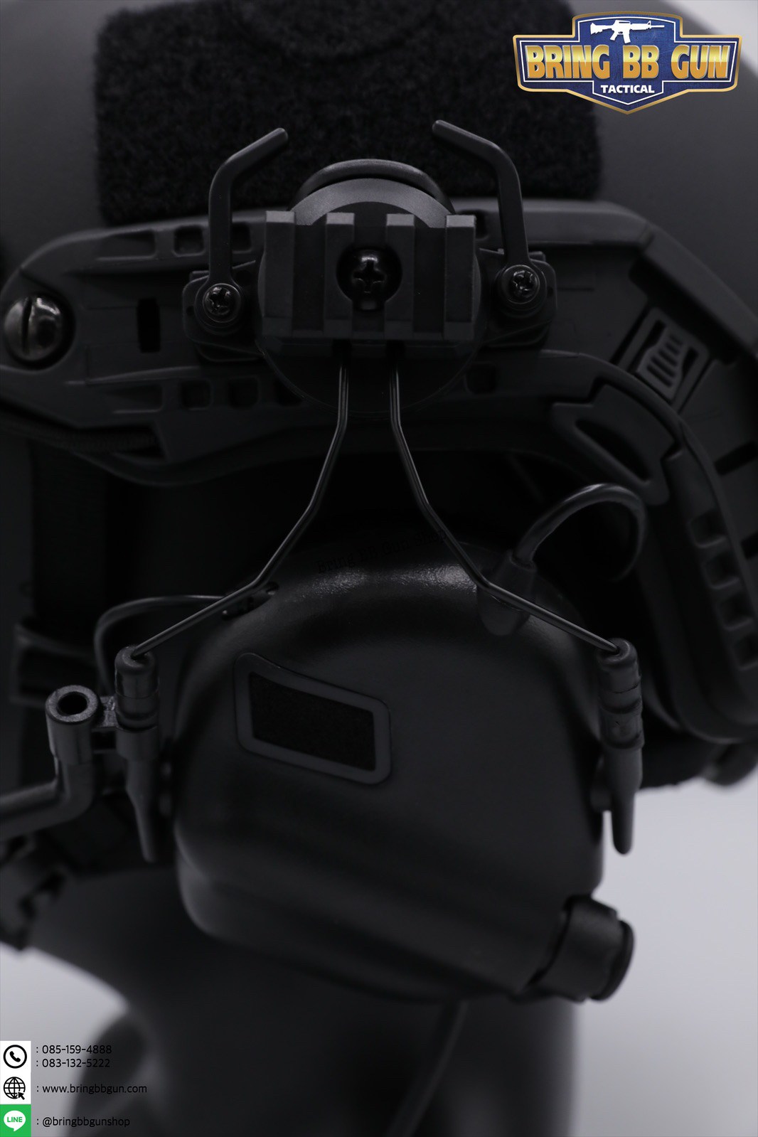 OX Horn Headset Bracket (อแดปเตอร์ขาจับหูฟังใส่รางข้างหมวกฟาส)