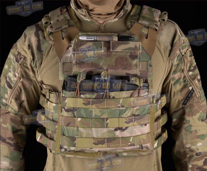 Tactical Phone Pouch เคสโทรศัพท์ติดเสื้อเวส ทรง Admin Pouch (Folded Navigation Board) (Navboard Fliplite Chest Smartphone Mount)