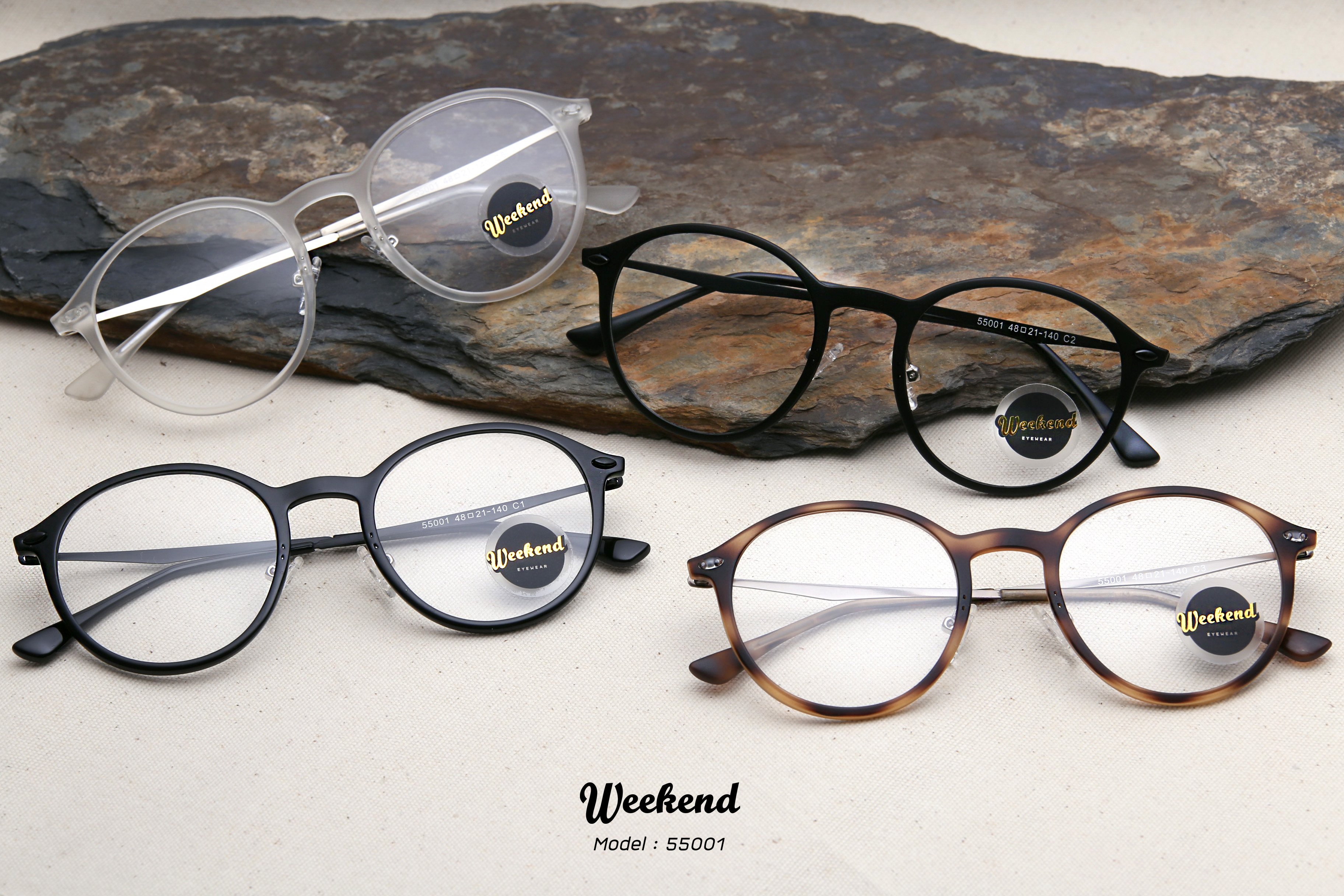 กรอบแว่นสายตา Weekend 55001 C3 Havana