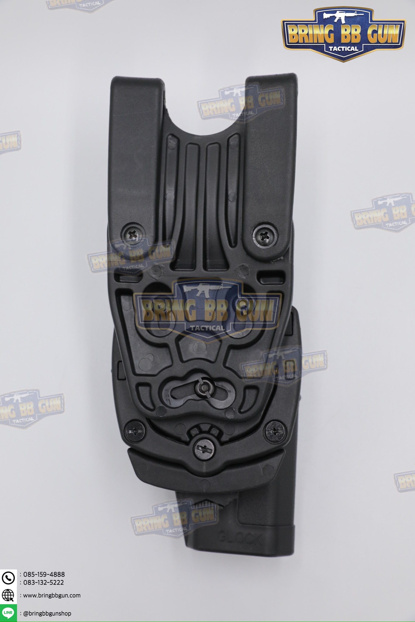 Adapter ปลดไวซองปืน BT + เพลทโหลดต่ำ BH (TEK-MOUNT+Low Ride Belt) (360 Degree base adapter) (QUICK CONNECT MOUNTING SYSTEM) (Insert Disk and Receiver) (Blade)