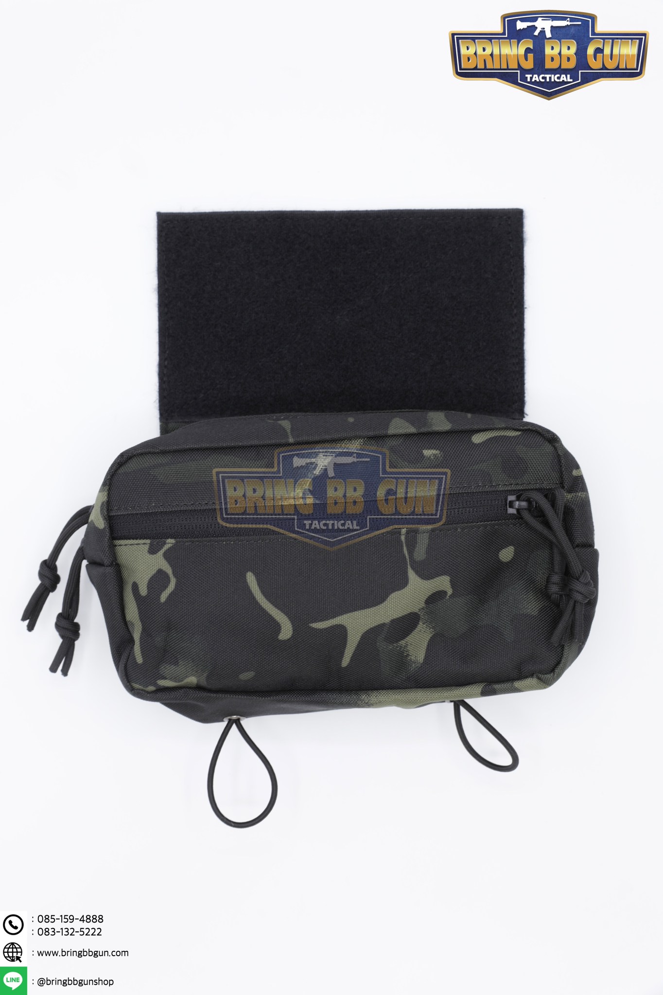 กระเป๋าจิงโจ้ติดเสื้อเวส ทรงสีเหลี่ยม (Drop Pouch) (Lower Accessories Pouch)