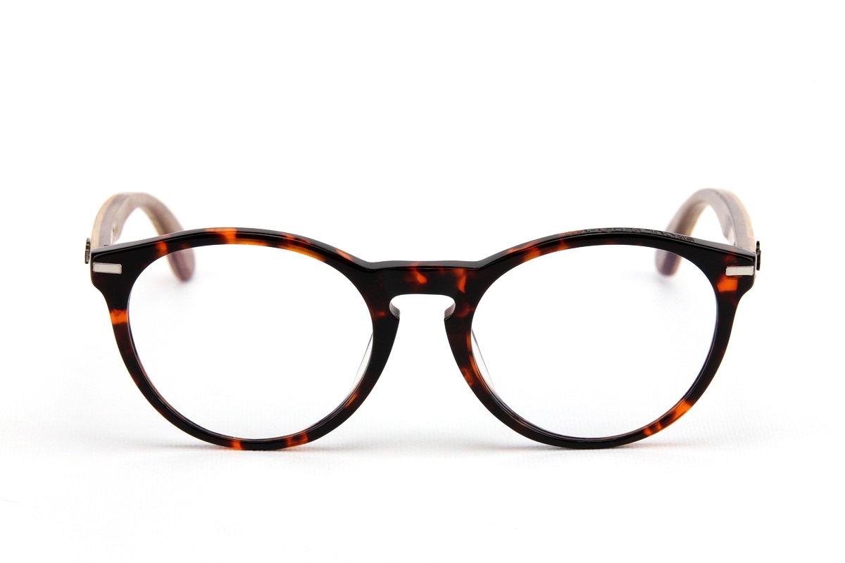 กรอบแว่นสายตาขาไม้ Weekend Duet Collection Seoul Havana (Light)