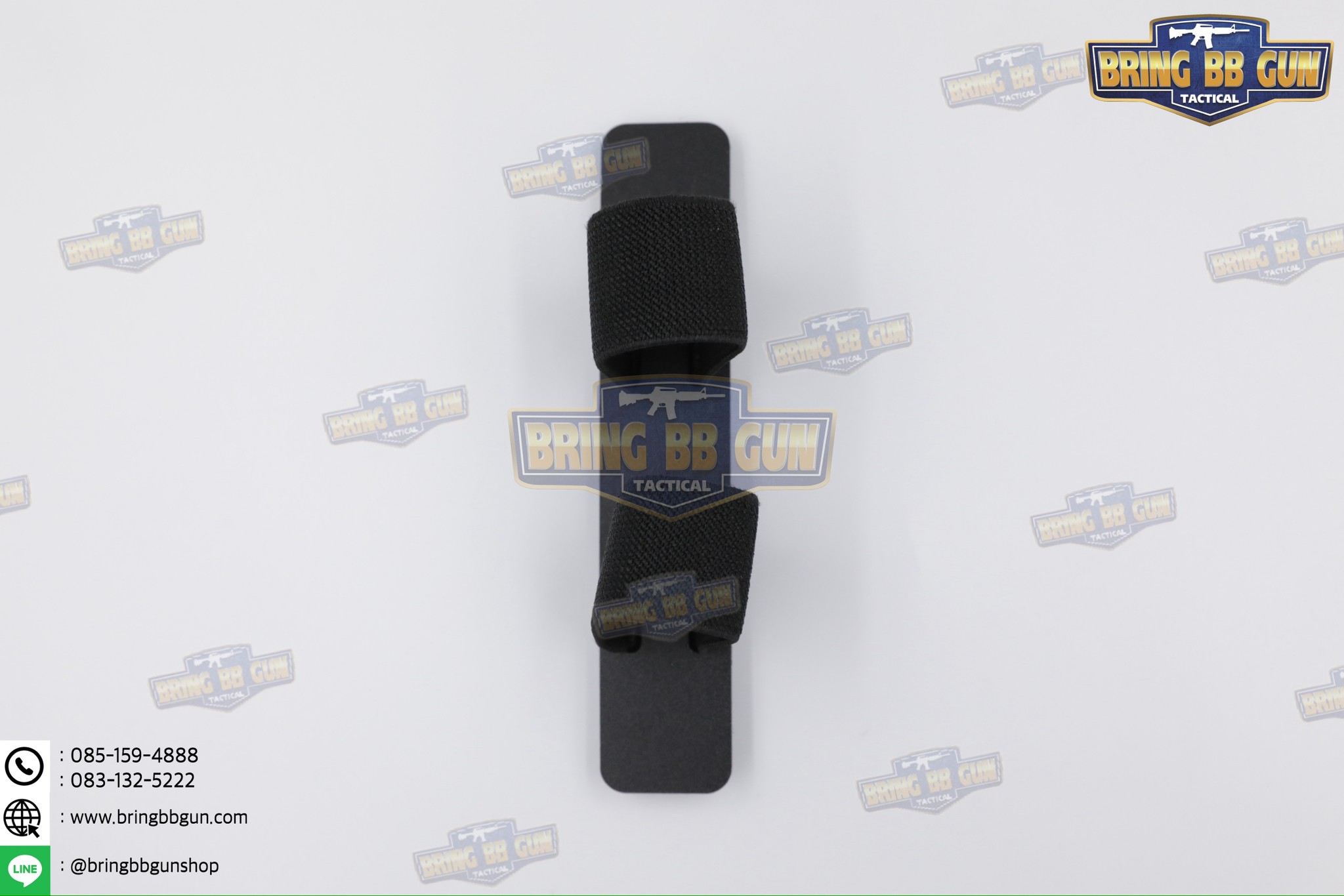 สายรัดเก็บทูนิเก้ แบบMolle ติดเข็มขัดยุทธวิธี/เสื้อเวส ยางยืด(สำหรับเก็บทูนิเก้) แบบMolle ติดเข็มขัดยุทธวิธี/เสื้อเวส สายรัดจัดเก็บอุปกรณ์ทูนิเก้ แบบMolle (Belt Mounted Elastic Tourniquet) (Elastic TQ Holder) (Tourniquet Holder)