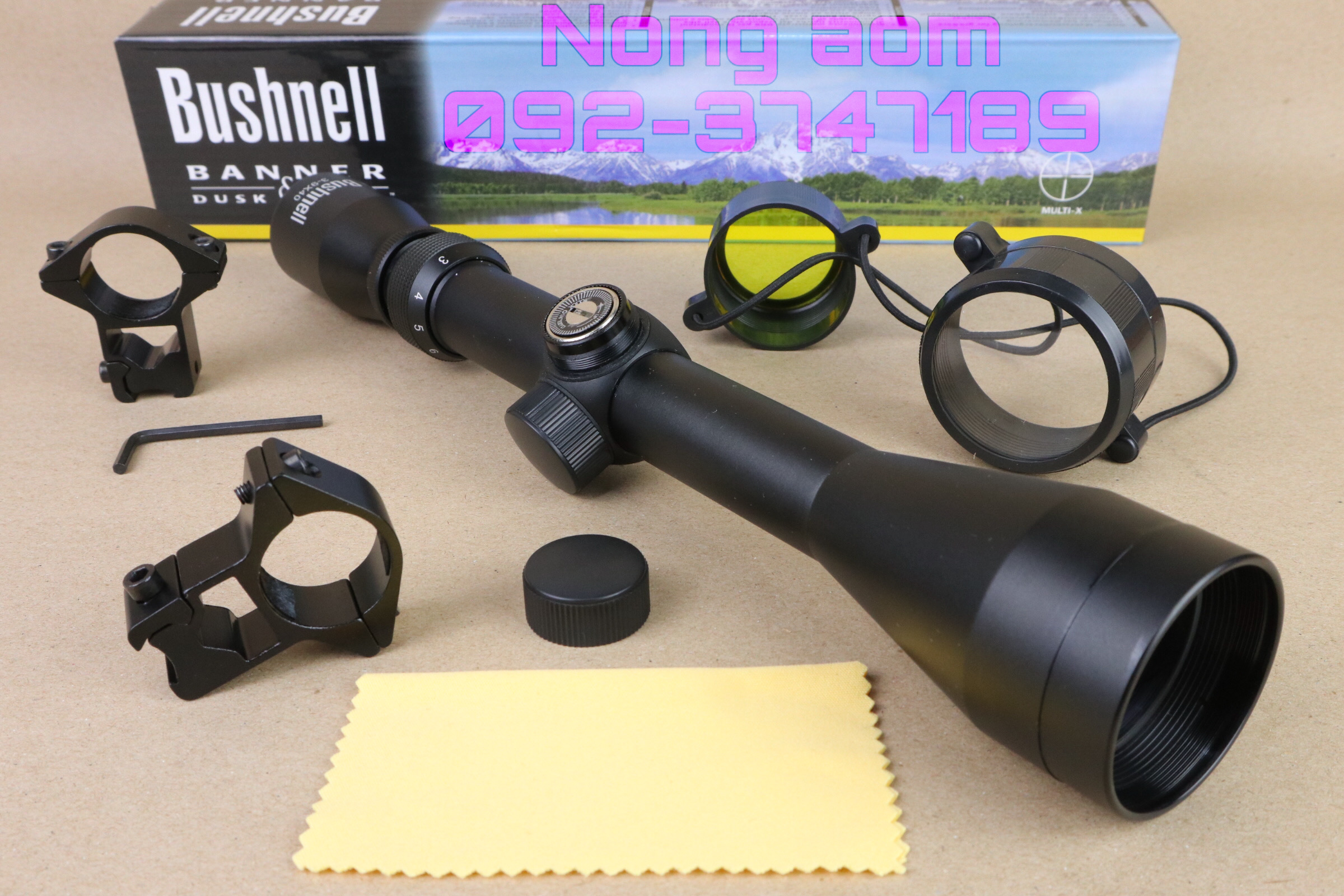 กล้องสโคป กล้องติดปืนBushnell 3-9x40