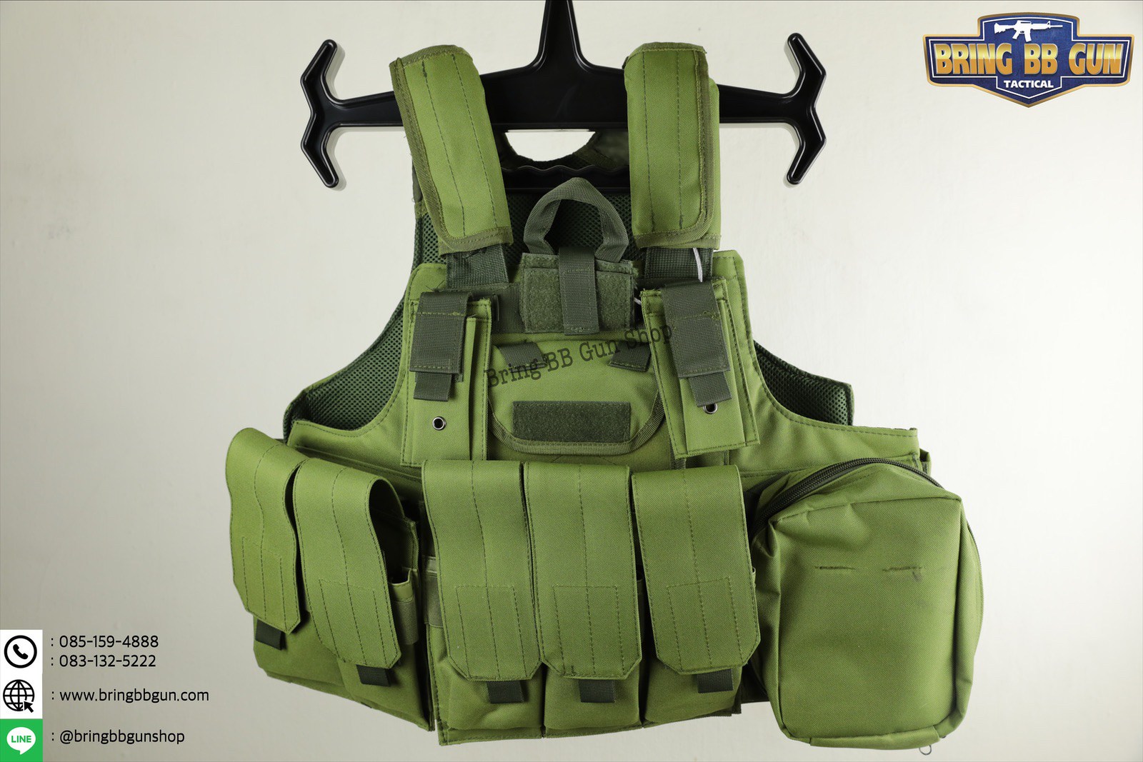 เสื้อเวส รุ่นไซราส (Tactical Vest C.I.R.A.S.)