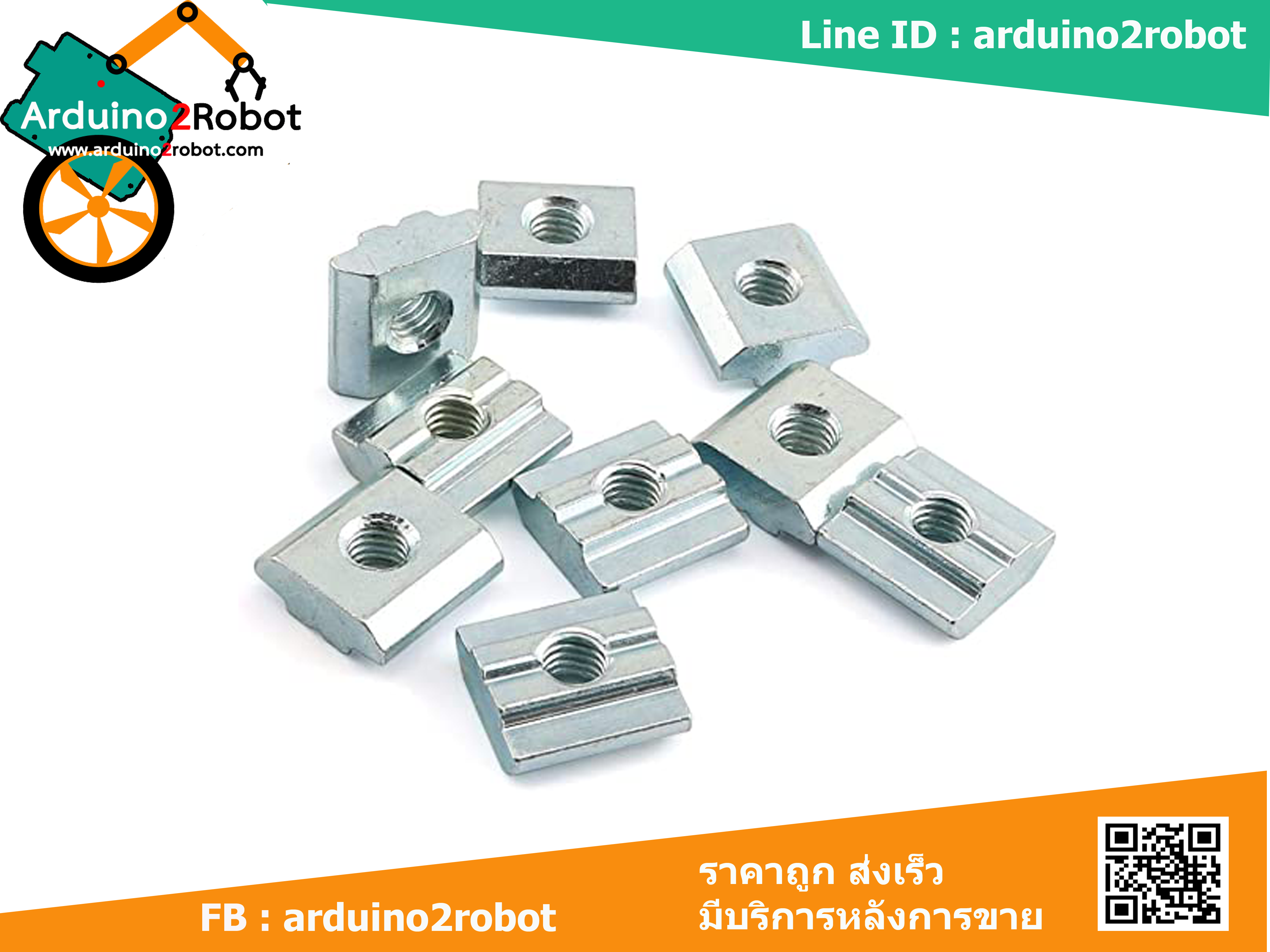 T nut M6 for european standard 3030 aluminum profile slot 8mm