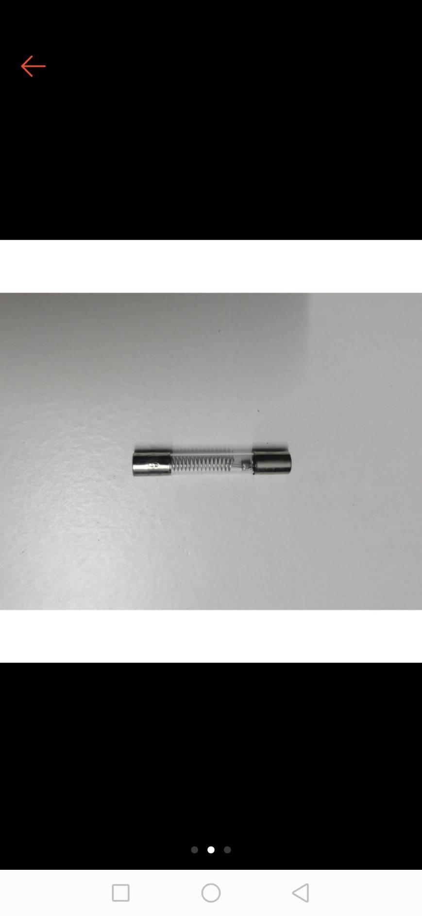 0000177 ฟิวส์ ไมโครเวฟ 5KV 800 MA (0.8A) Microwave Oven Fuse