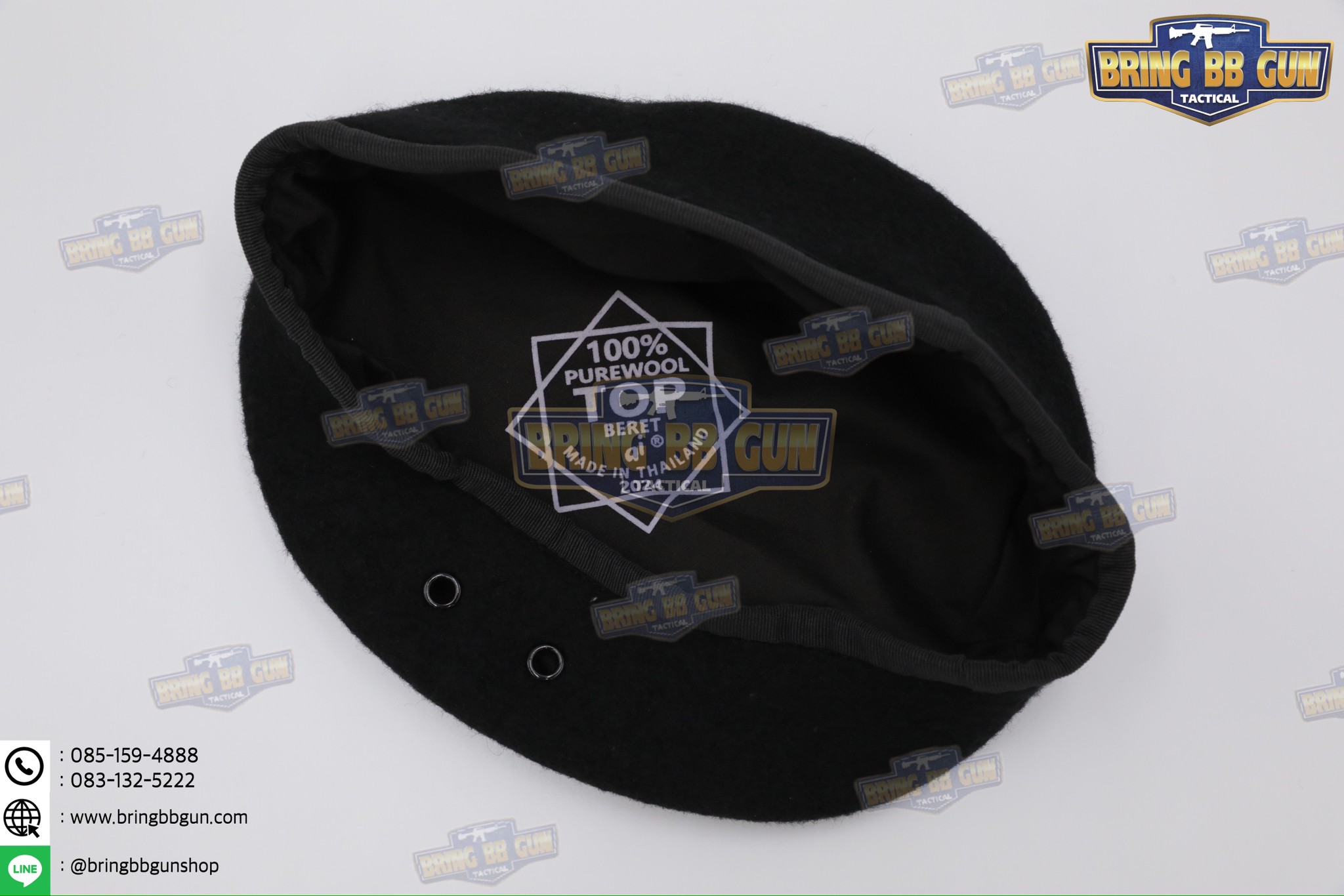 หมวกเบเร่ต์ ยี่ห้อ TOP ขอบผ้า