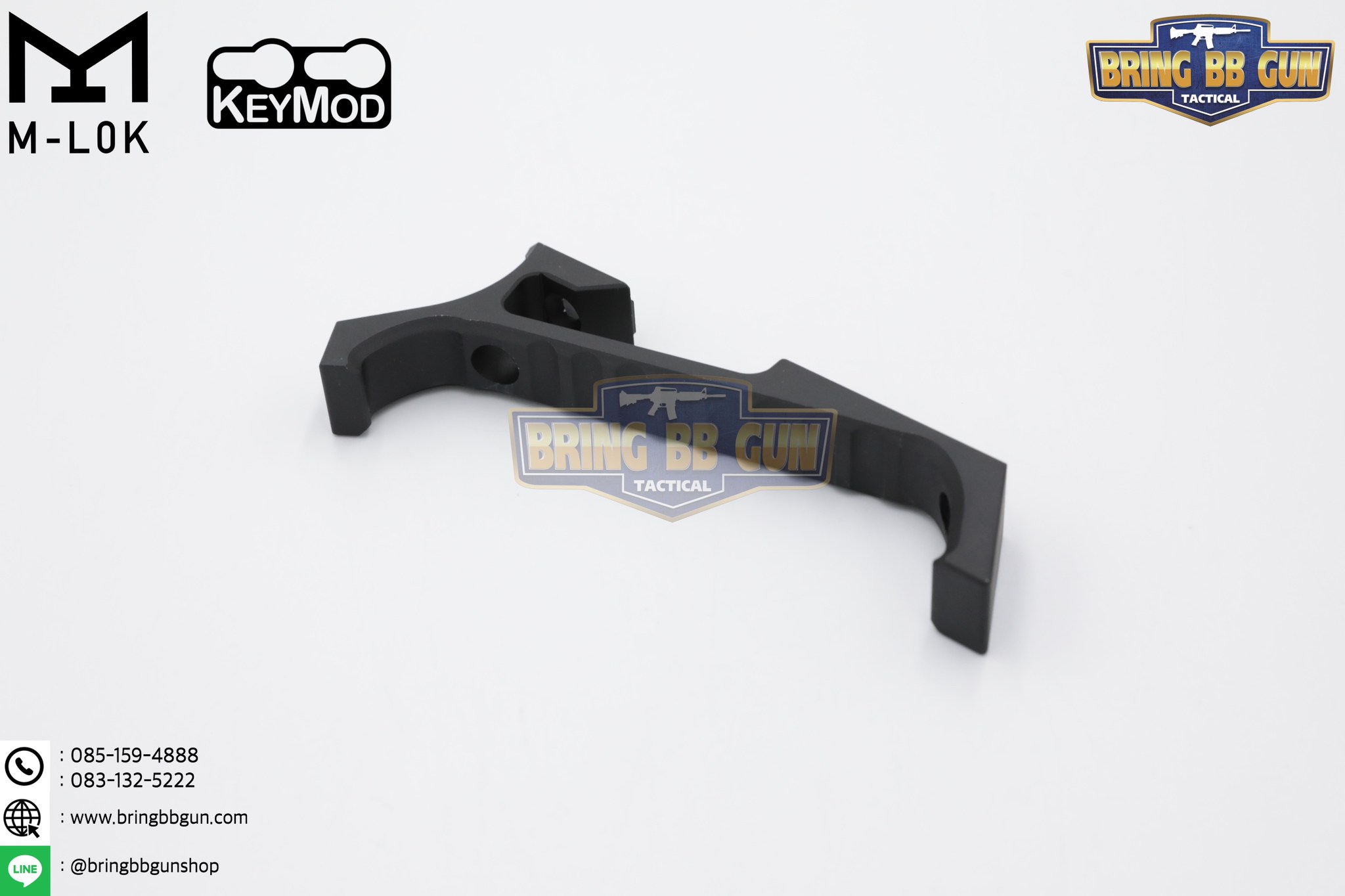 กริ๊ปมือหน้า VP23 (VP23 Tactical Angled Grip) (VP23 Tenaci Grip) (ใช้ได้กับชุดหน้าระบบราง M-Lok และ Keymod)