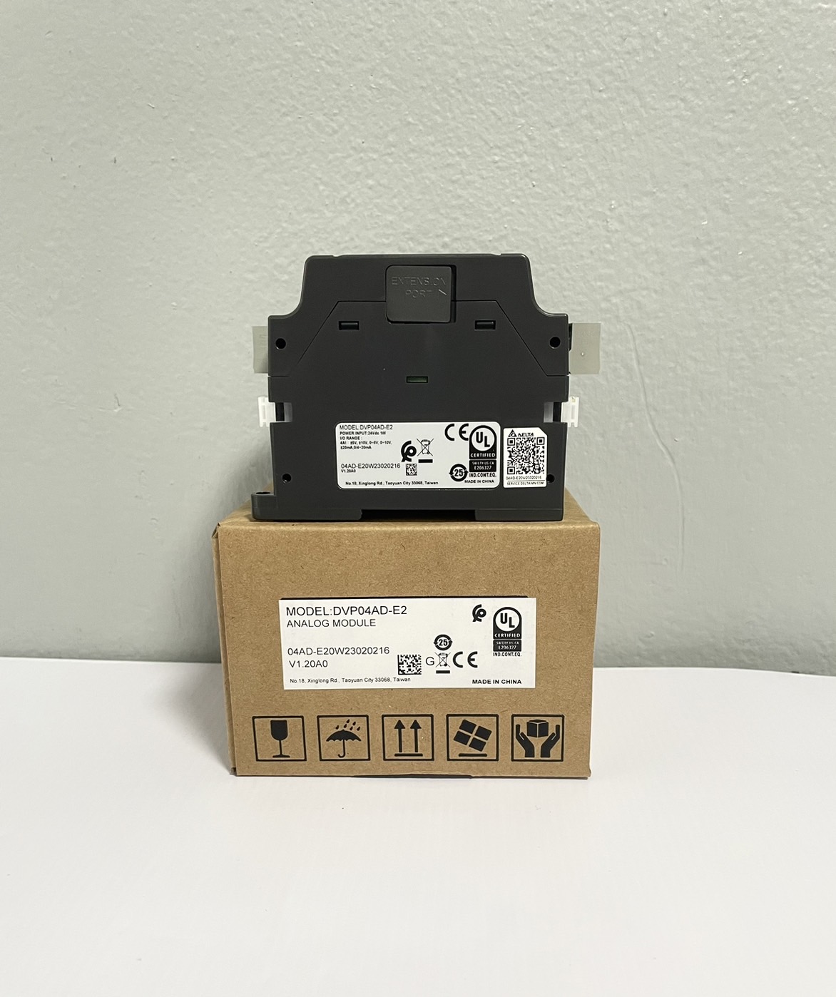 Delta PLC DVP04AD-E2 4CH AI function module for ES2/EX2