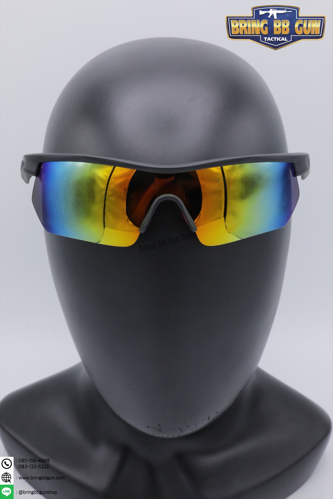 แว่นกันแดด เลนส์ Polarized (เลนส์โพลาไรซ์) รุ่น ทรงสปอร์ต