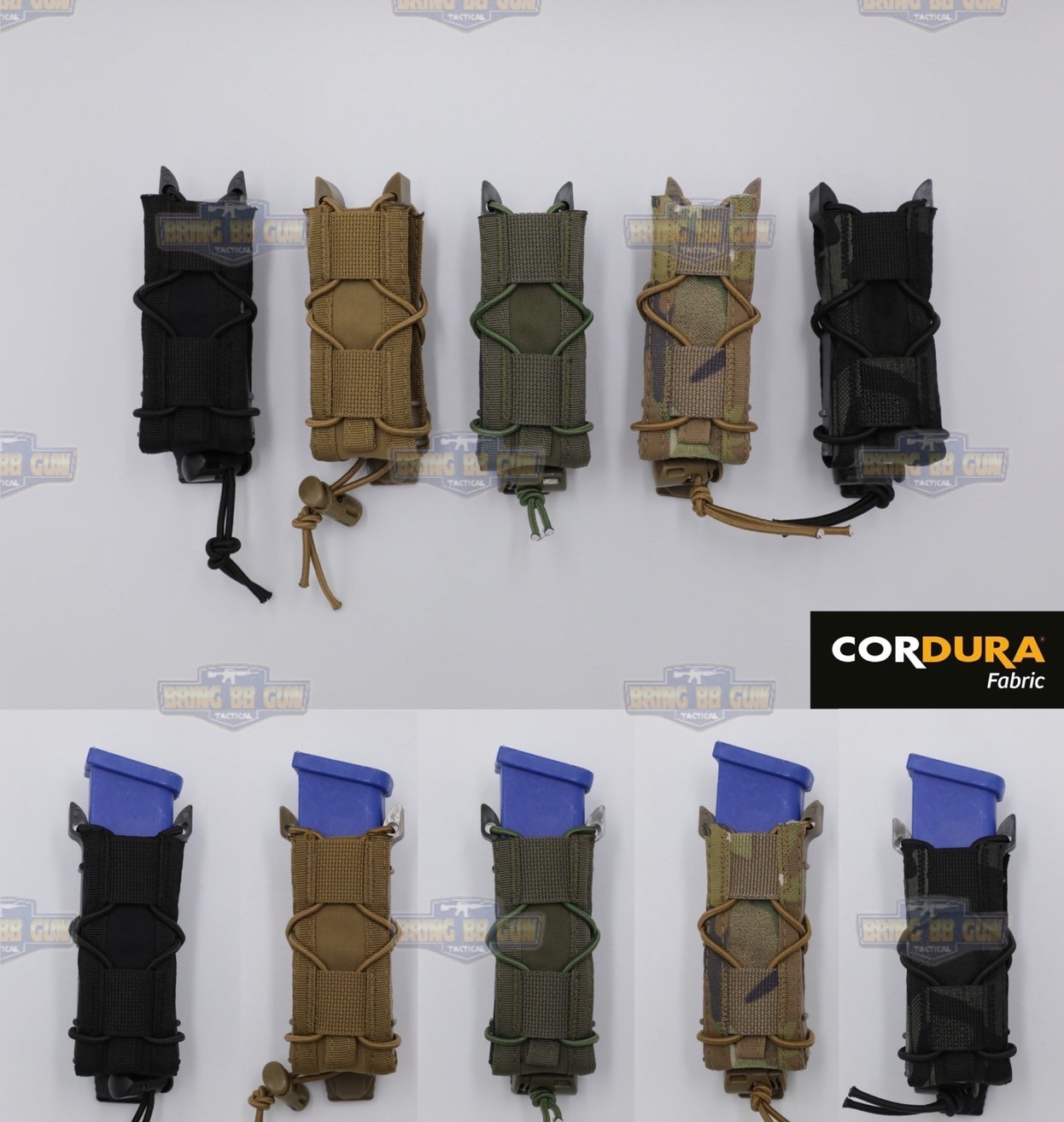 เพ้าแม็กกาซีน ทรง Tiger รุ่น 9mm. (ซองแม็กกาซีนเดี่ยวทรง TACO) (Tiger Type 9mm.) (Tiger Type 9mm. Magazine Pouch) (Magazine Pouch)