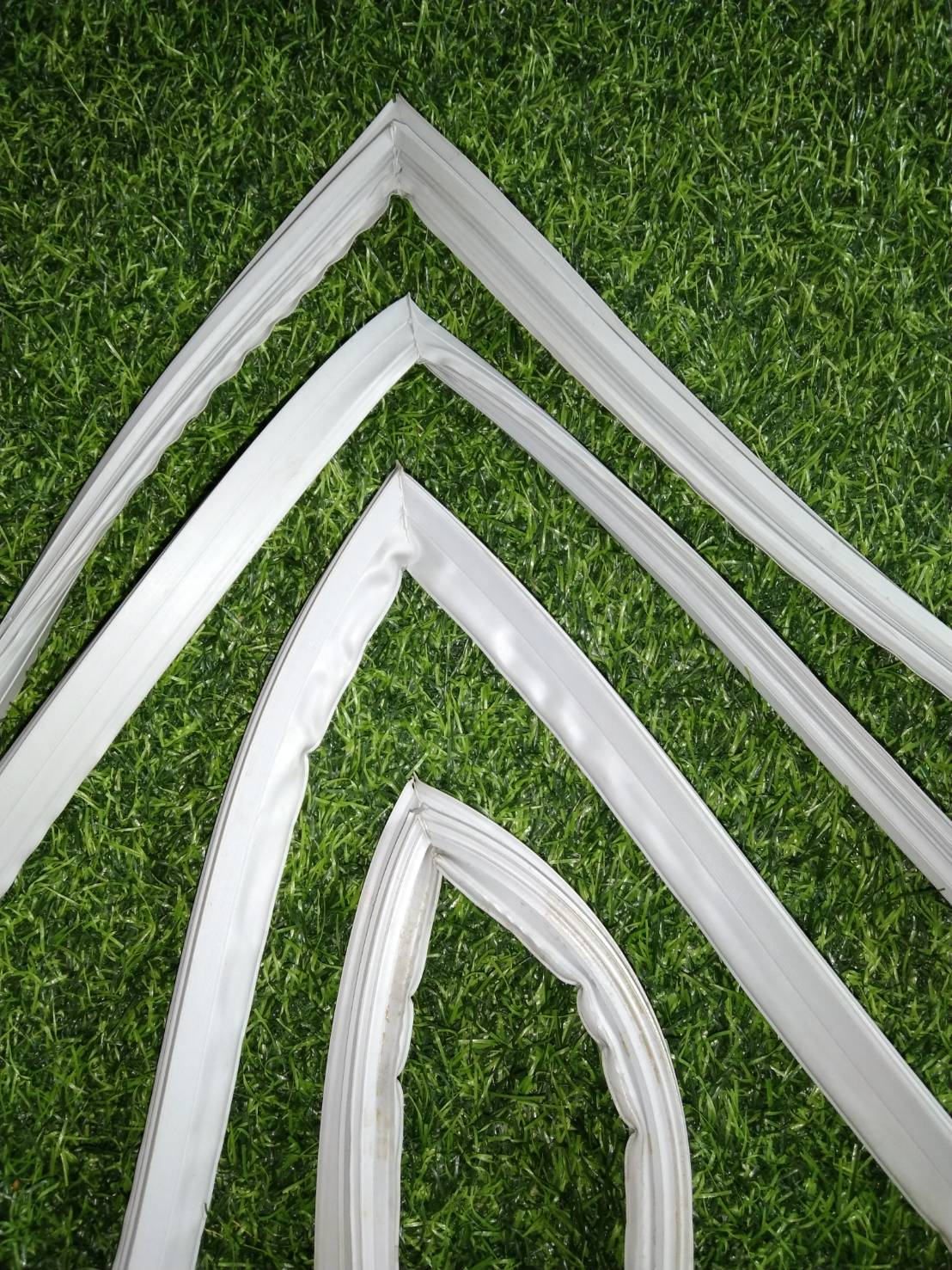 0000891 ขอบยาง ประตู ตู้เย็น Sharp ชาร์ป รุ่น SJ-P43T-BK ยางขอบประตูตู้เย็น (ขอบล่าง) ขอบยางประตู ตู้เย็น 2 ประตู