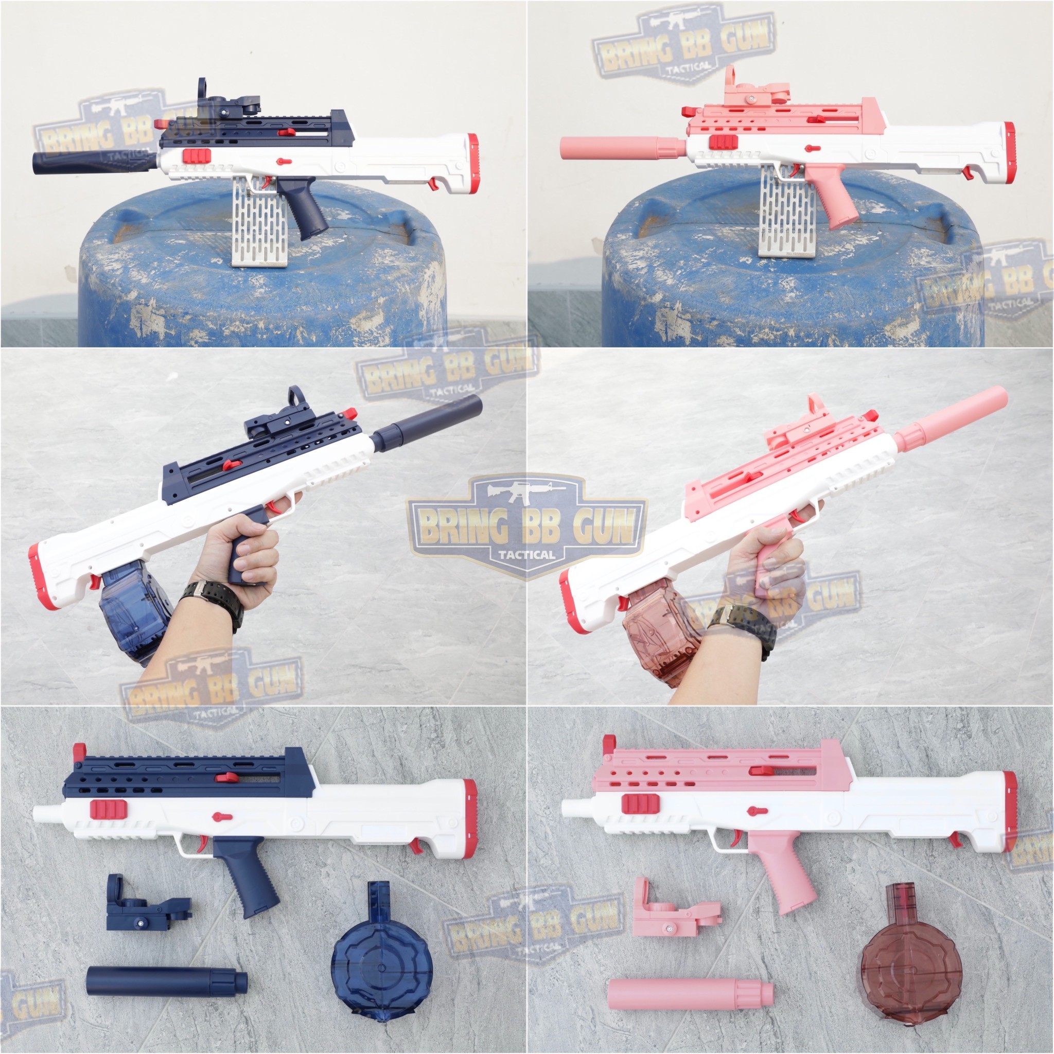 ปืนฉีดน้ำไฟฟ้า รุ่น QBZ (Type 95) (ปืนฉีดน้ำของเล่น) (ปืนฉีดน้ำอัตโนมัติ) (ยิงได้ต่อเนื่อง)