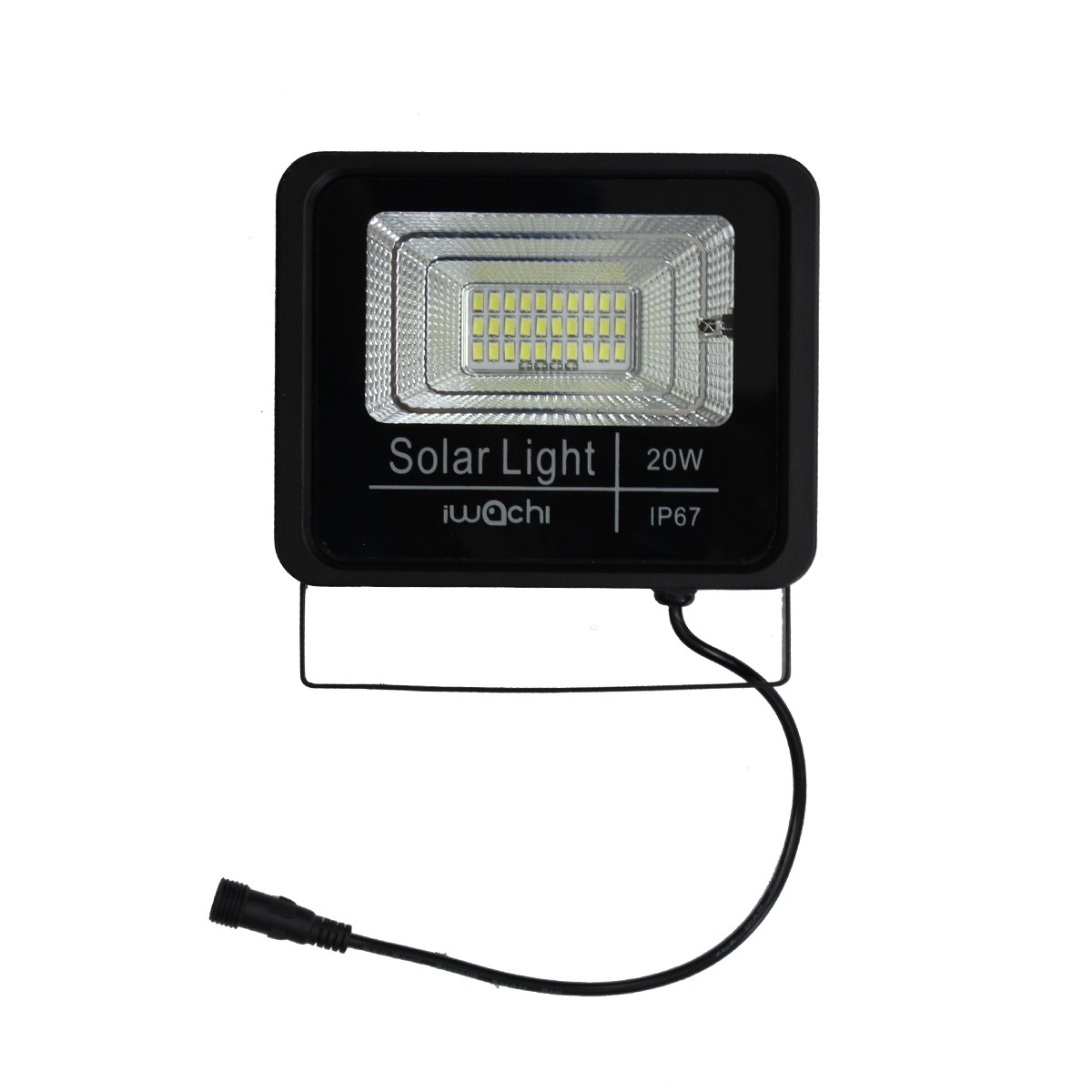 IWC-FLOOD-LIGHT-SOLAR-IP67-20W-WH รุ่นมีรีโมทตั้งเวลา ปรับแสงได้