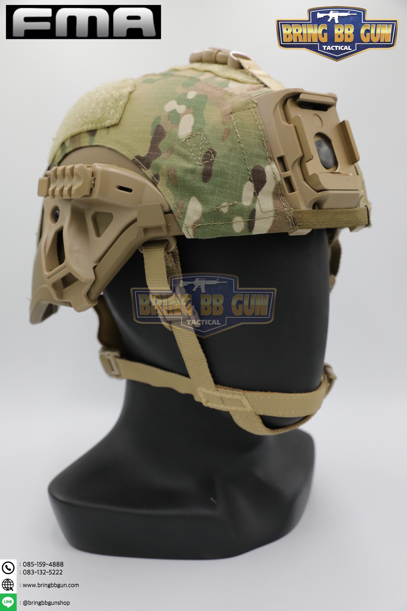 หมวก IHPS(หมวกทหาร) (IHPS Helmet) (Integrated Head Protection System Helmet) ยี่ห้อ FMA