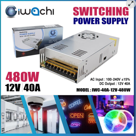 หม้อแปลง 40A-12V-480W