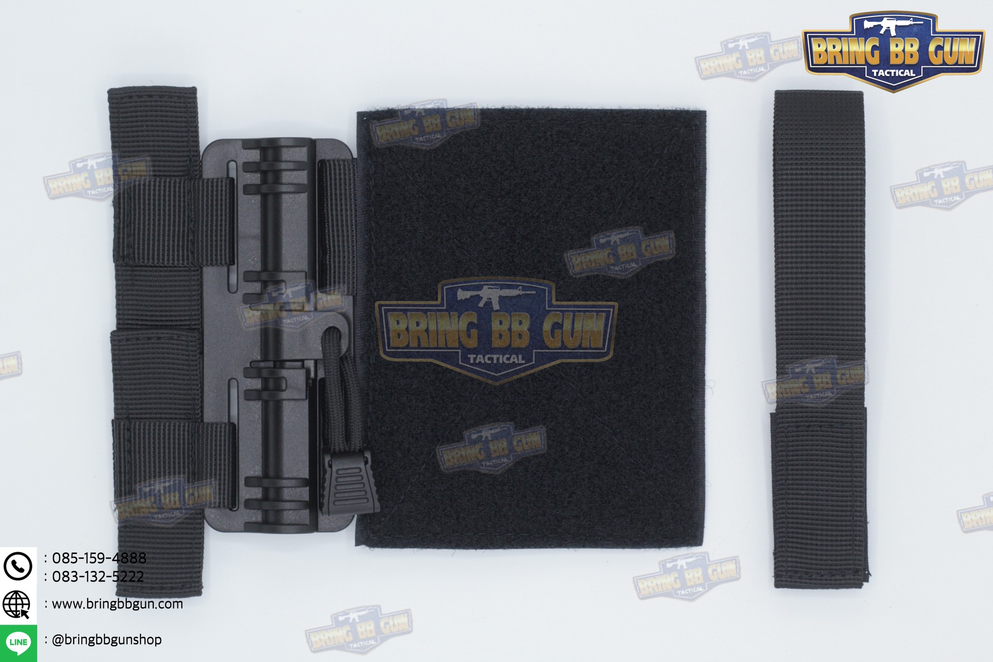 ชุดเซ็ตปลดเสื้อเกราะไว (ชุดปลดไวเสื้อเวส QR1) (Molle Quick Release Buckle Set)