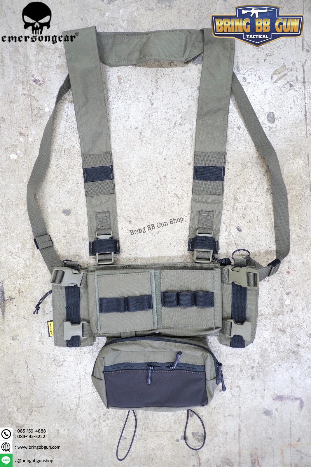 Micro Fight Chissis MK3 Chest Rig ยี่ห้อ Emerson