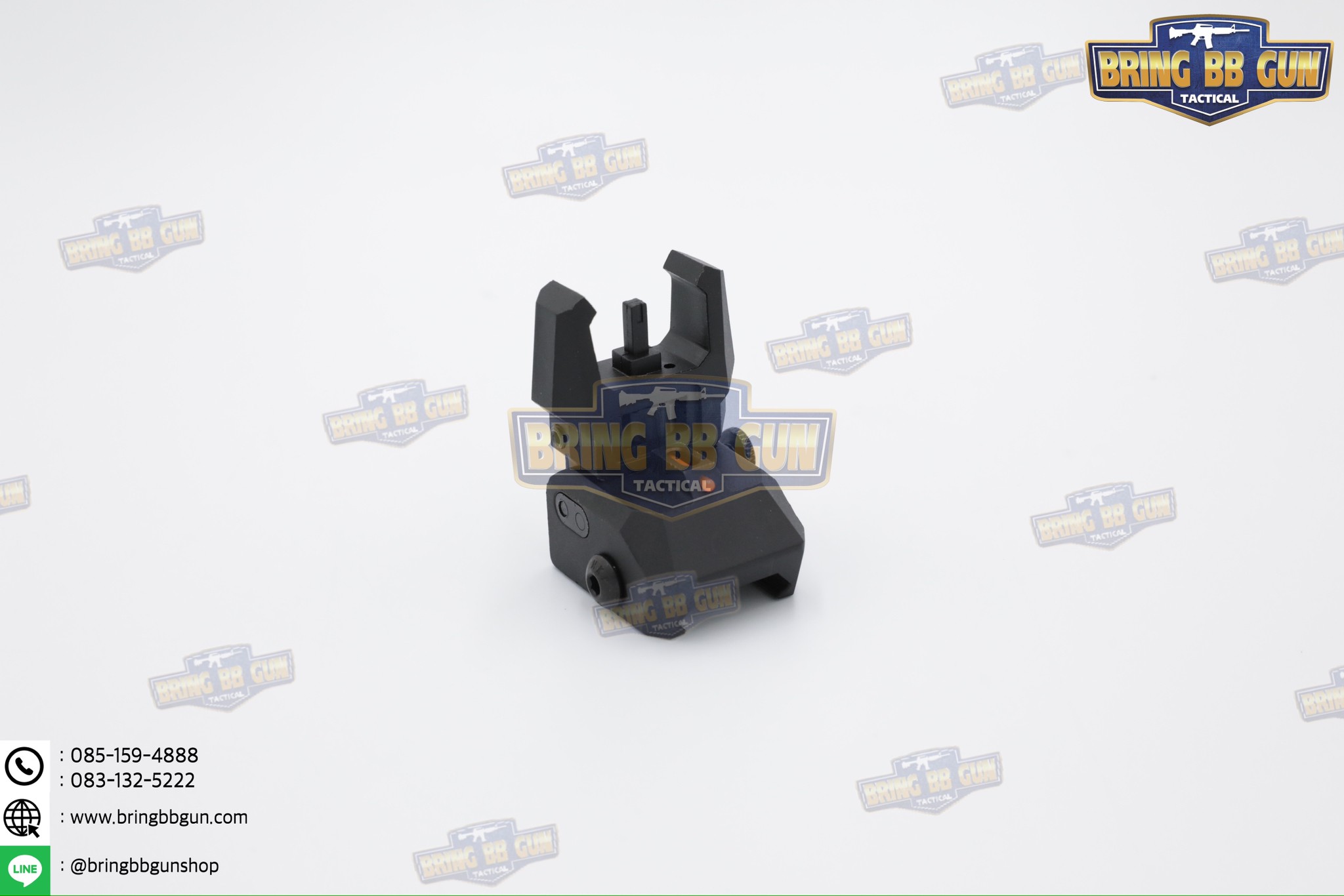 ศูนย์หน้า-หลังพับได้แบบพลาสติก MGPCQB รุ่น Armor Gen2 เรืองแสง