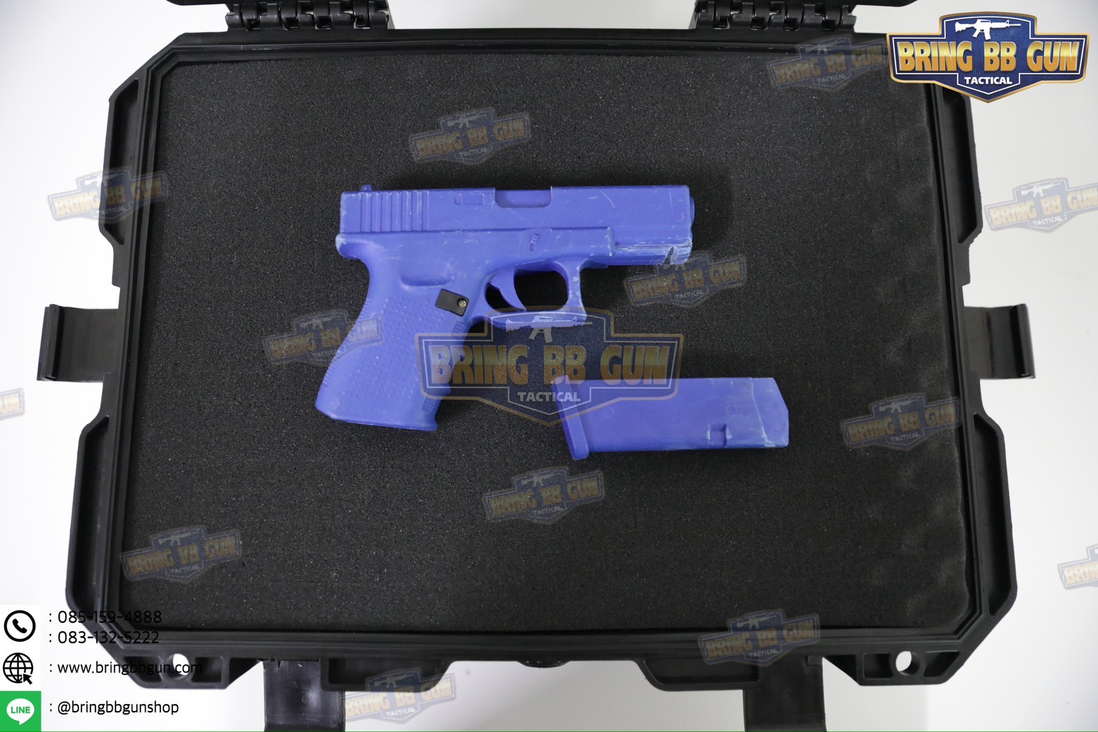 กล่องปืนสั้น Plasma Case รุ่น P03 (SW0818) (เคสกันกระแทรก Plasma) (กล่องกันกระแทก)