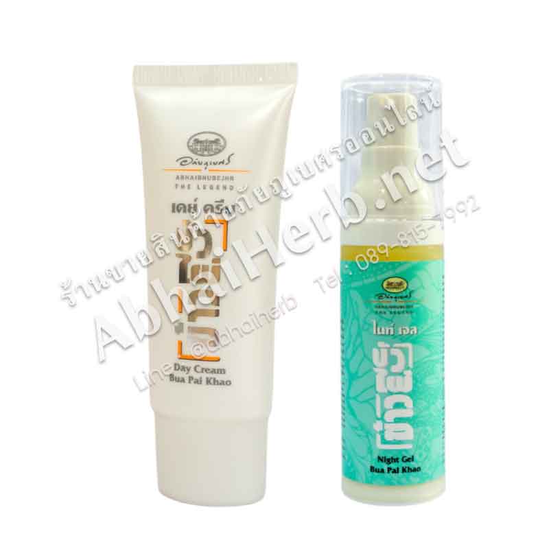 (Special: 15% Off) Day Cream Lotus, Bamboo & Rice SPF 30 + Night Gel Lotus, Bamboo & Rice - Abhaiherb