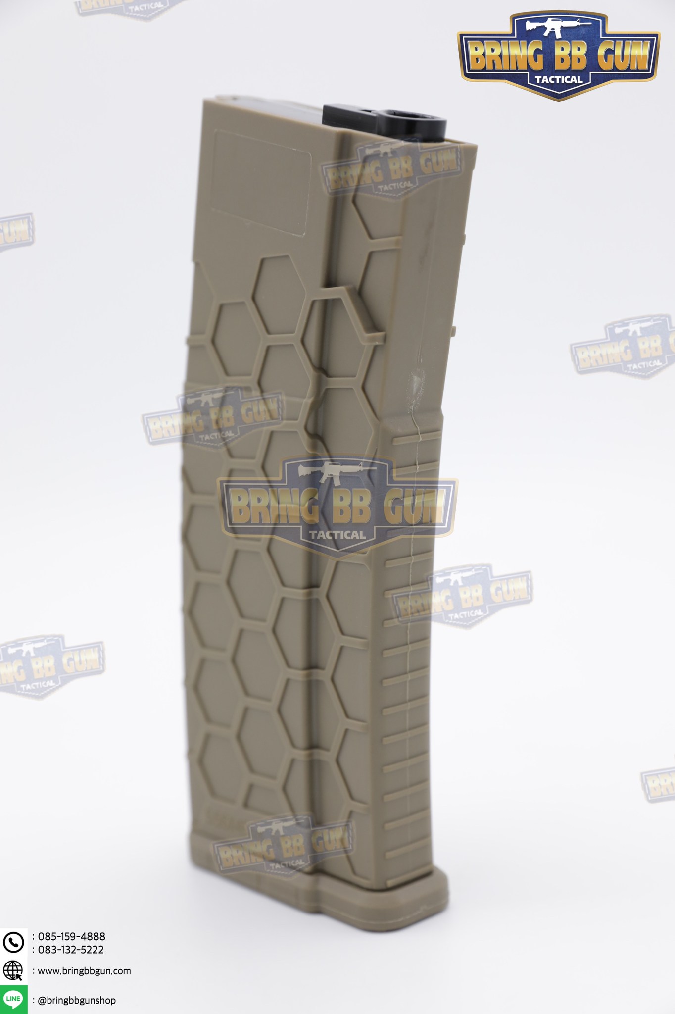 แม็กกาซีน M4 แบบstand(ไม่ต้องปั่น) ทรง Hex Mag (ทรง รังผึ้ง) (Hex Mag Mid-cap magazine)