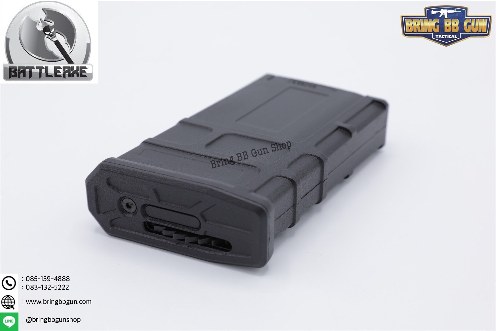 แม็กกาซีน M4 แบบปั่น ทรง P-mag (สั้น) (P-mag Mid-cap magazine)