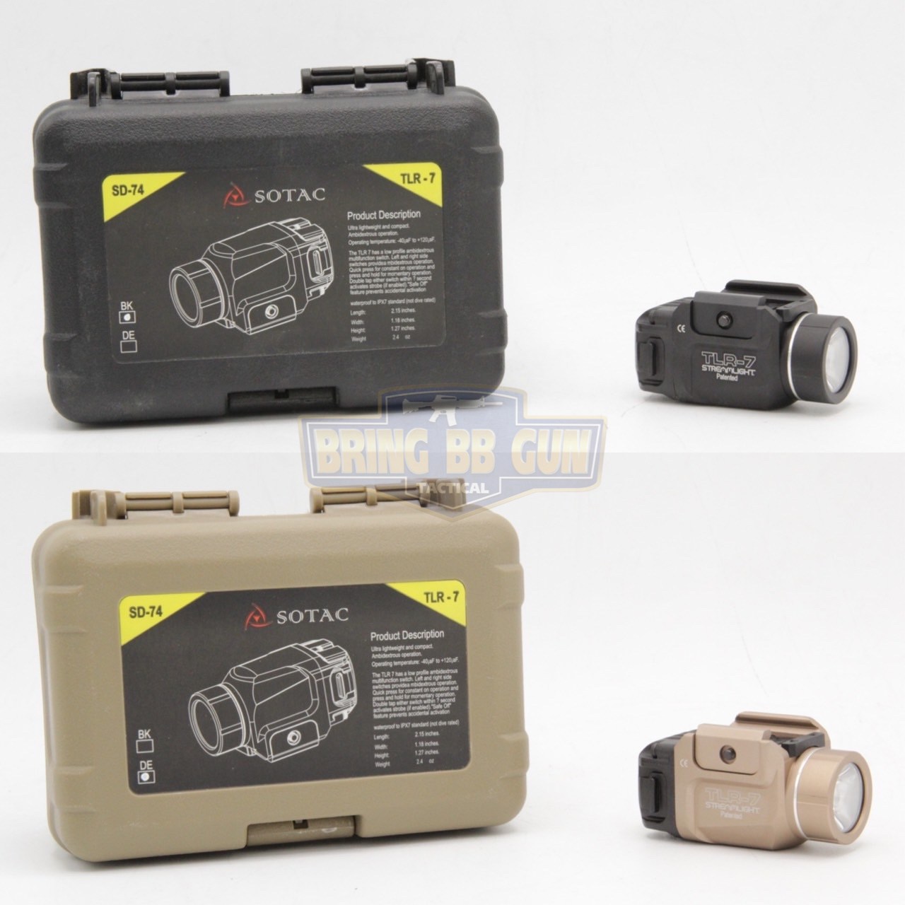 ไฟฉายติดปืนสั้น ทรง Streamlight รุ่นTLR-7