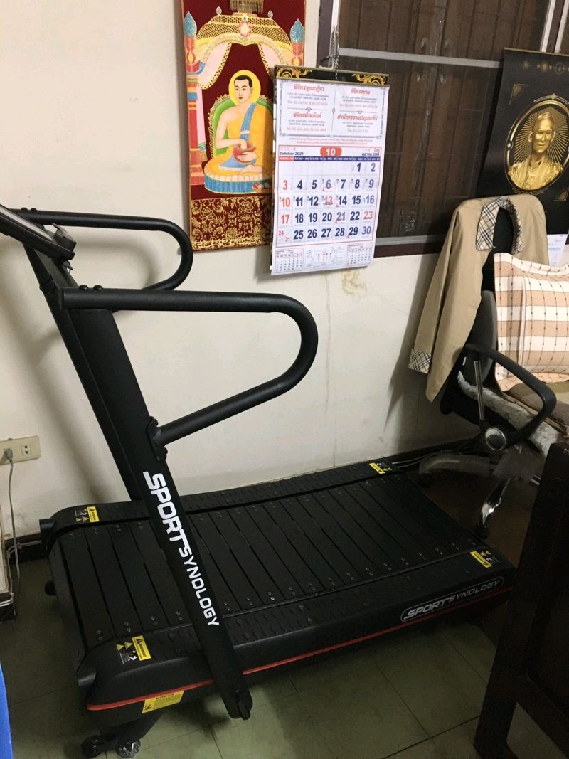 พร้อมส่ง* ส่งฟรี !! Home Gym Fit TT100 Curved Treadmill ลู่วิ่งไร้มอเตอร์ ดีไซน์โค้งออกแบบมาให้พับเก็บได้ง่าย
