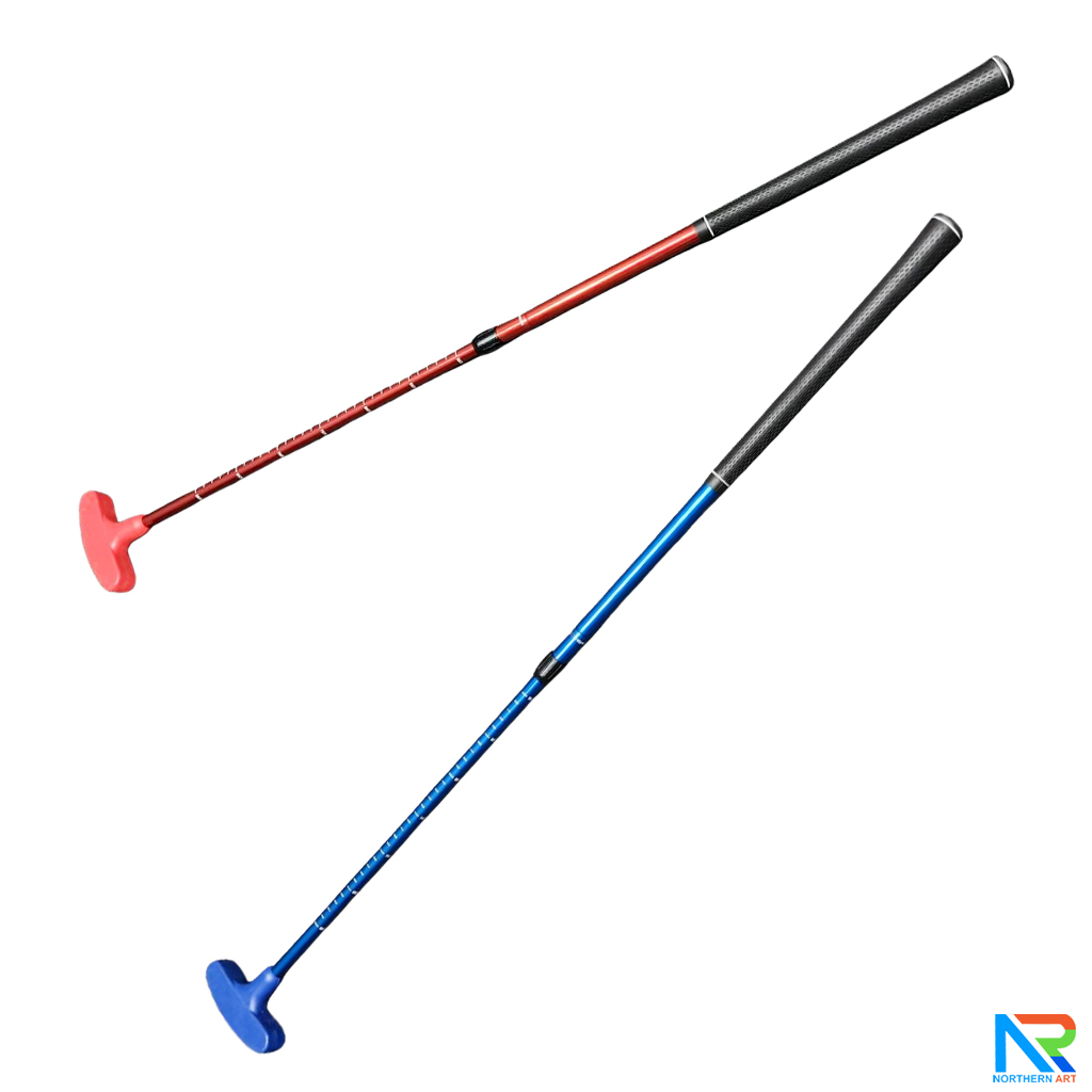 เกมส์กอล์ฟ ขนาด (W)30 x (L)284 x (H)10 cm. พร้อมไม้พัตเตอร์ปรับระดับได้ 1 อัน และลูกกอล์ฟโฟม 10 ลูก