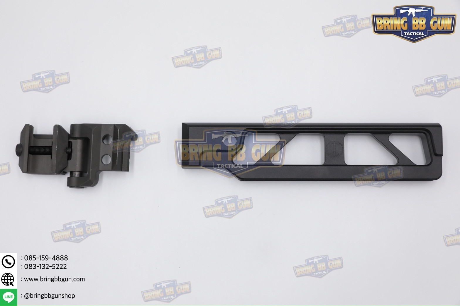 แกนพานท้ายพับได้ทรง JMAC สำหรับ Sig Sauer MPX/MCX รุ่น JMAC ST-6 Skeletonized Tube (Folding Adapter) (1913 Adapter) (JMAC) (MCX) (MPX) (1913)