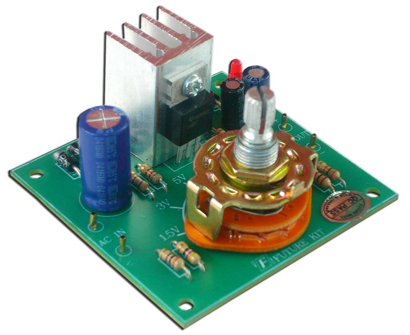 FA815 SELECTED REGULATOR 1.5, 3, 5, 6, 9, 12V 1A