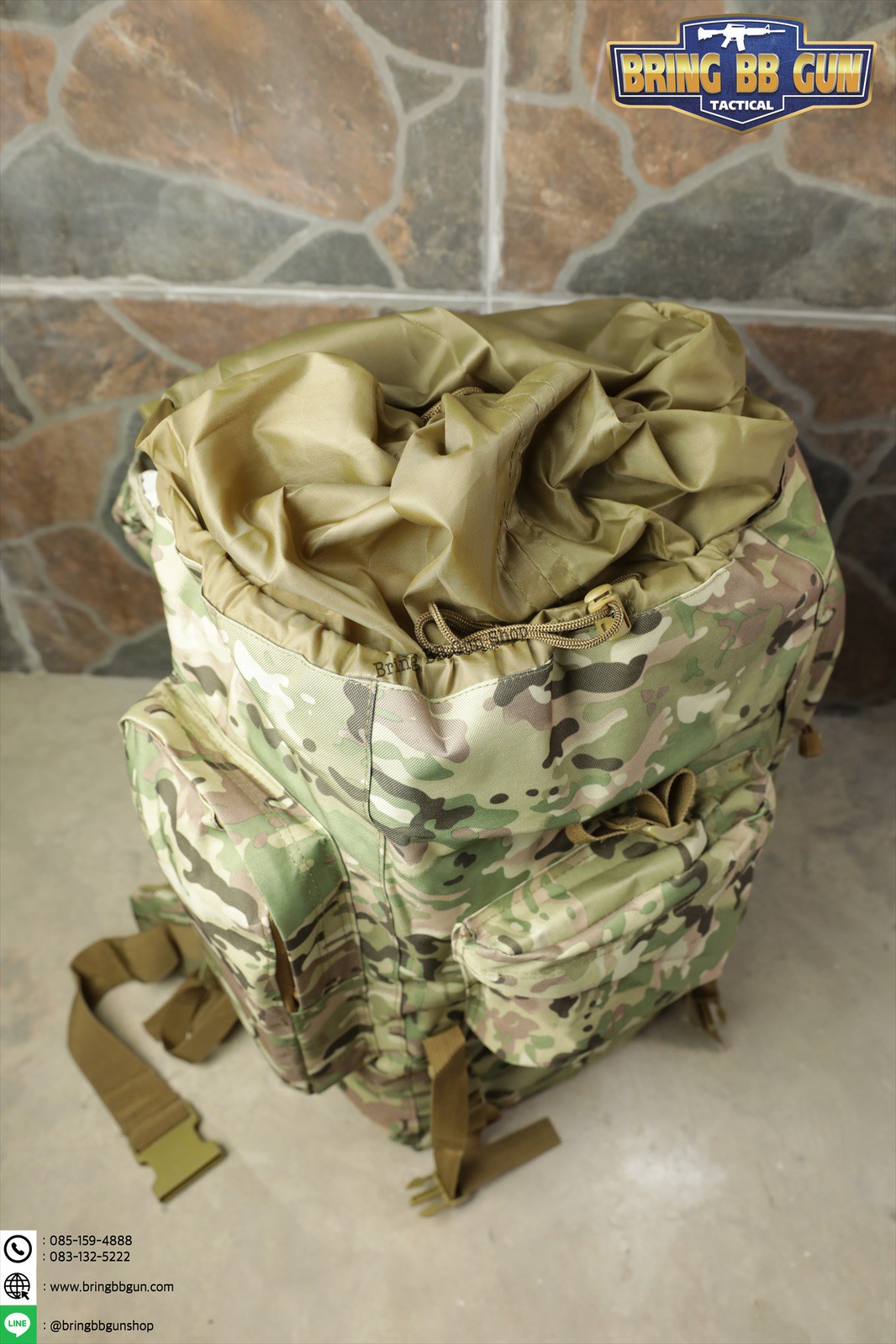 กระเป๋าเป้ รุ่นโครงเหล็ก