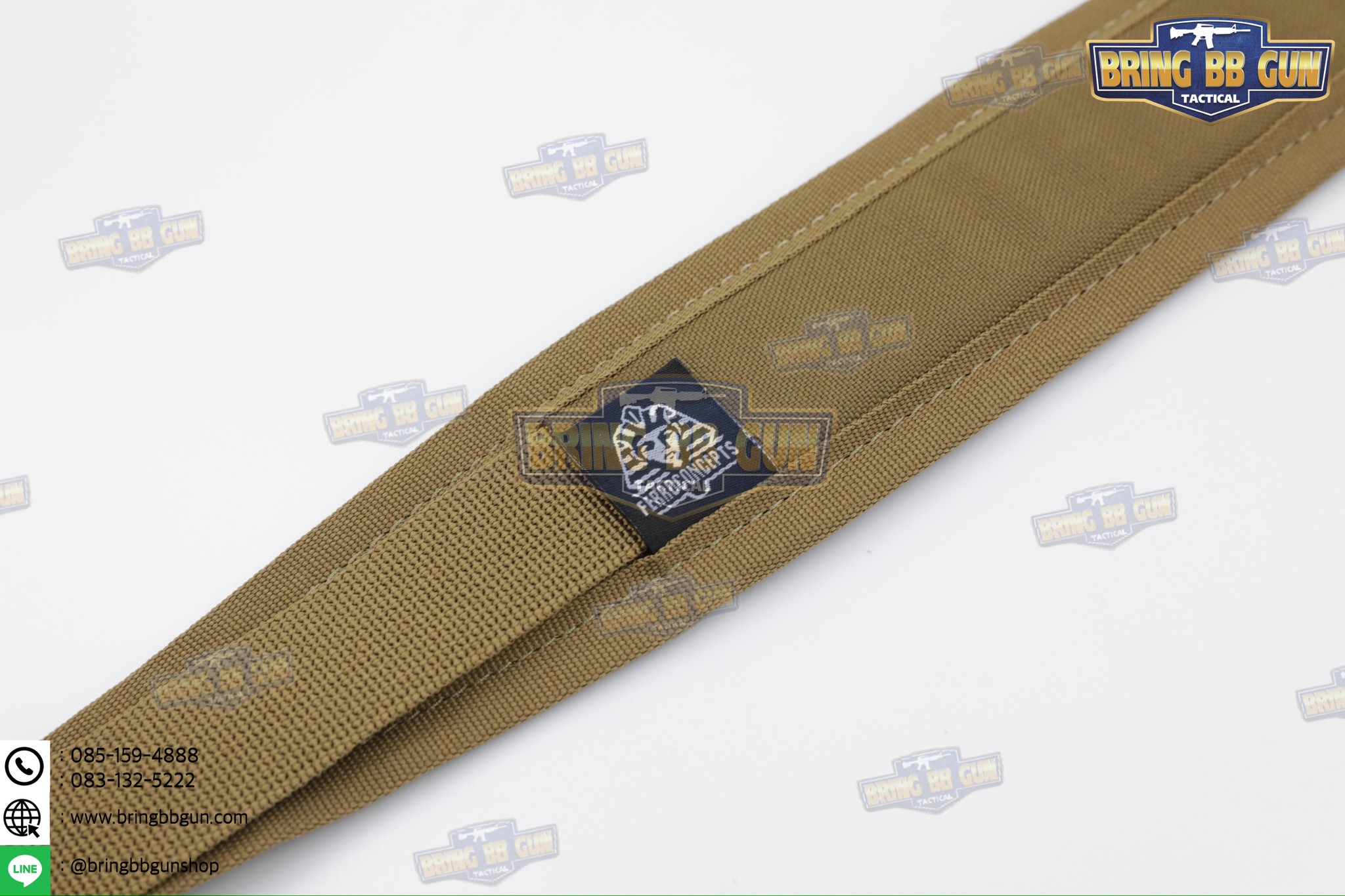 สายสะพายปืน ทรง Ferro (สายสะพายปืนยุทธวิธี 2 จุด) (Padded Sling) (The Slingster) (Adjustable dual point tactical function rope)