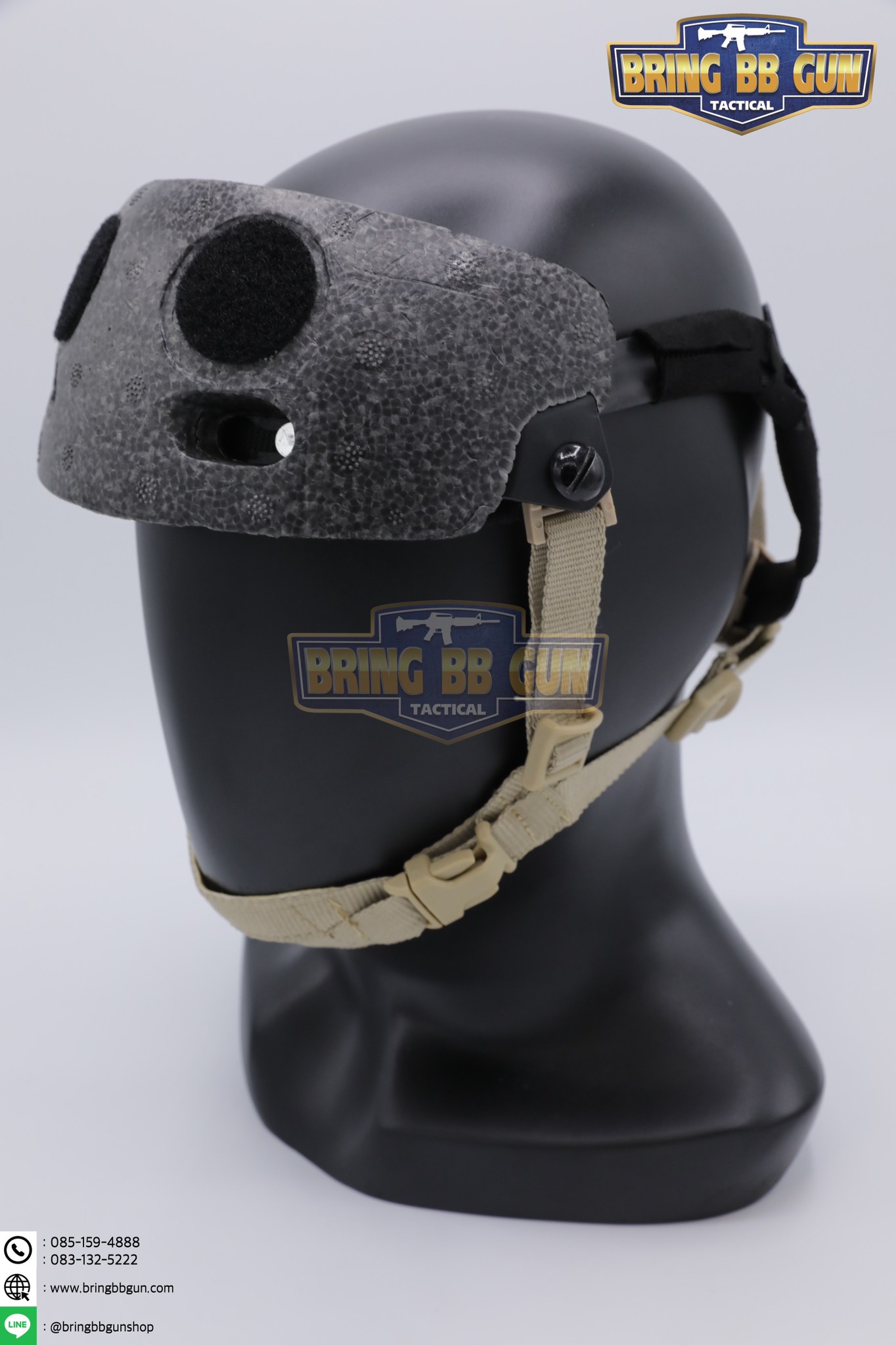 ชุดสายรัดคางปรับท้ายทอยได้ (Cingulate System For Head Locking) ชุดสายรัดคาง แบบปรับขนาดได้ (Helmet Adjustable Strap)