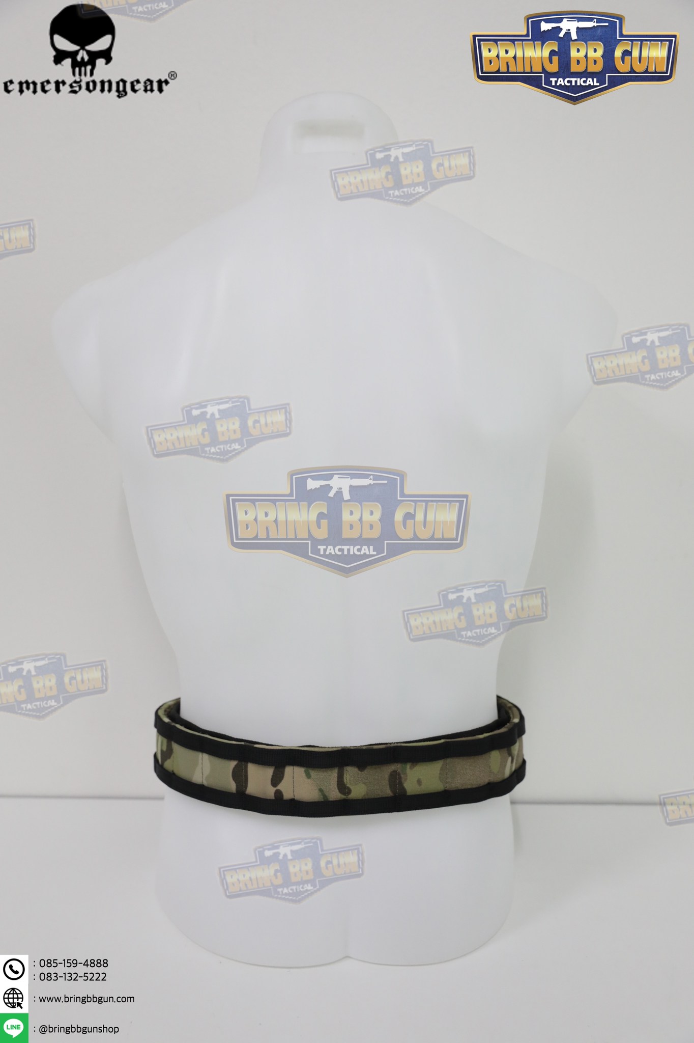เข็มขัดยุทธวิธี รุ่น Cobra 2ชั้น (EmersonGear COBRA 1.75-2inch One-pcs Combat Belt) (Battle Belt) (War Belt)