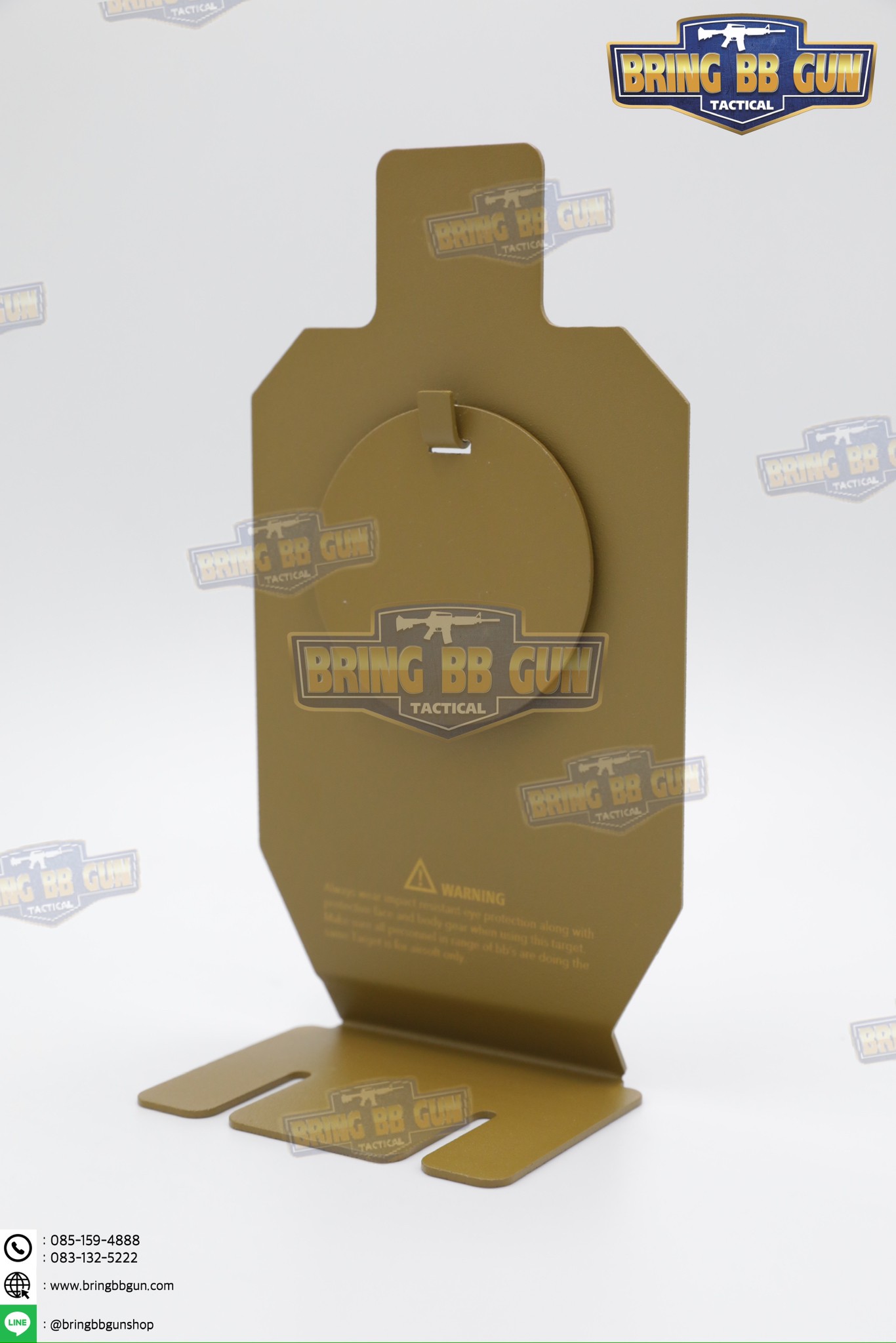 เป้าเพลทเหล็กสำหรับฝึกซ้อมยิงปืนบีบีกัน รุ่น B03 (เป้าซ้อมยิงรูปคนจิ๋ว)