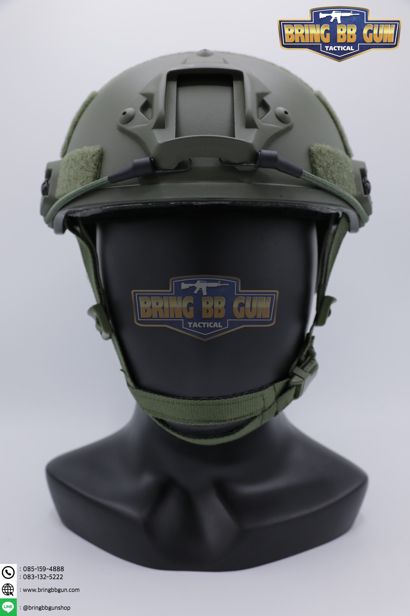 หมวก Fast ปรับท้ายทอยได้(หมวกฟาส) (Fast Helmet MH type) รุ่น Upgrade Version No holes ปรับรัดท้ายทอย